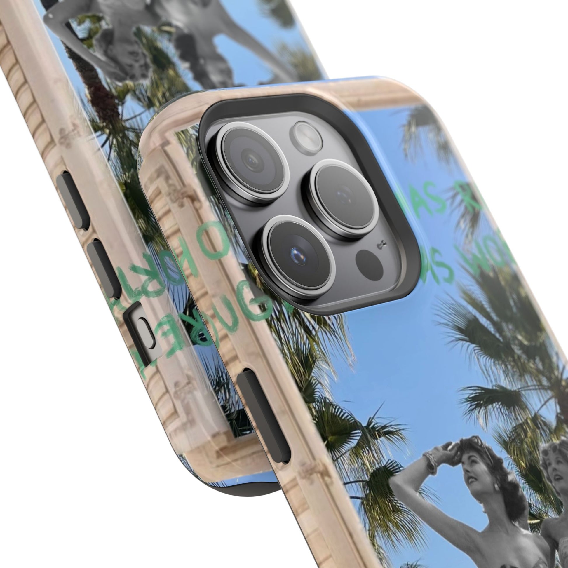"plastic palm trees" Phone Case