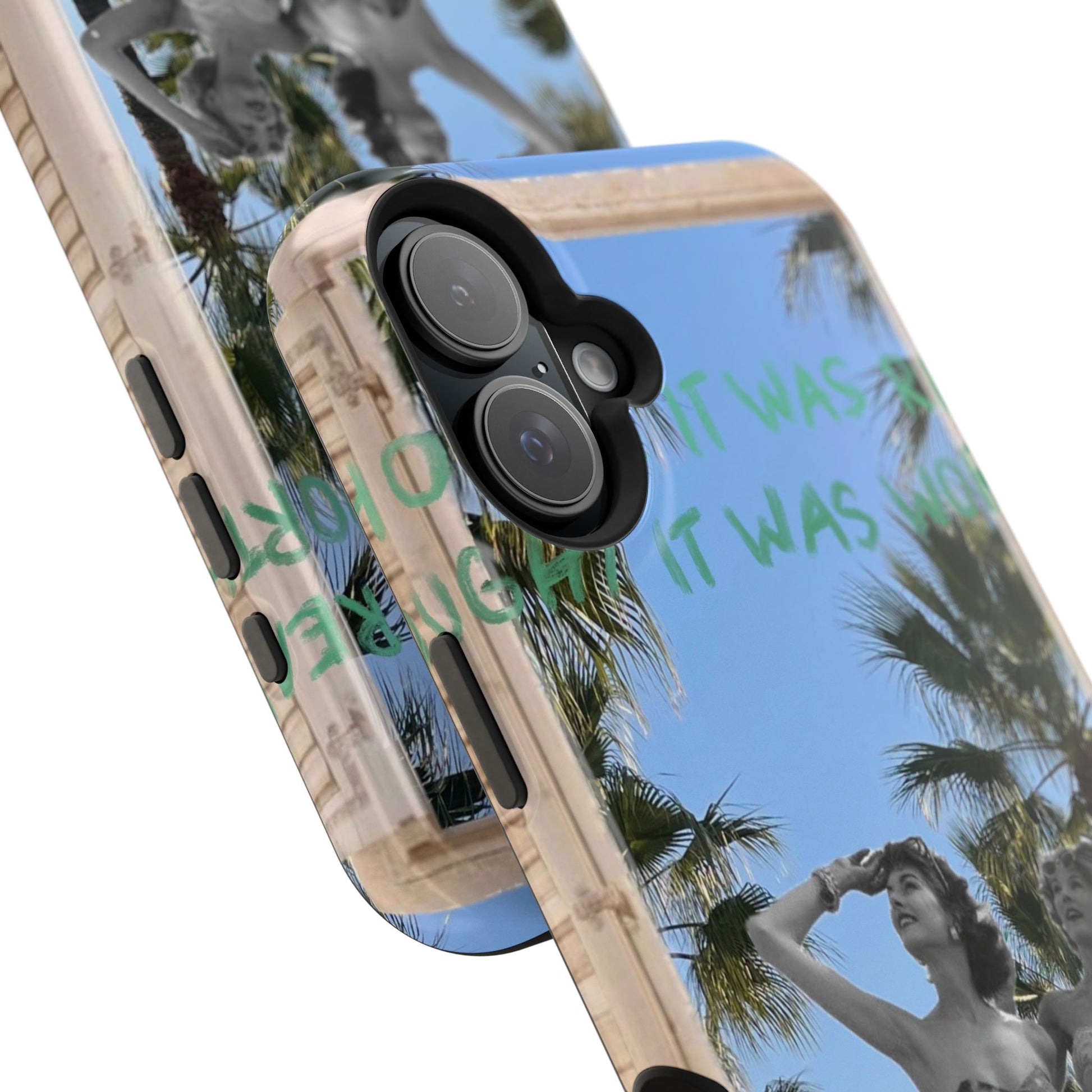 "plastic palm trees" Phone Case