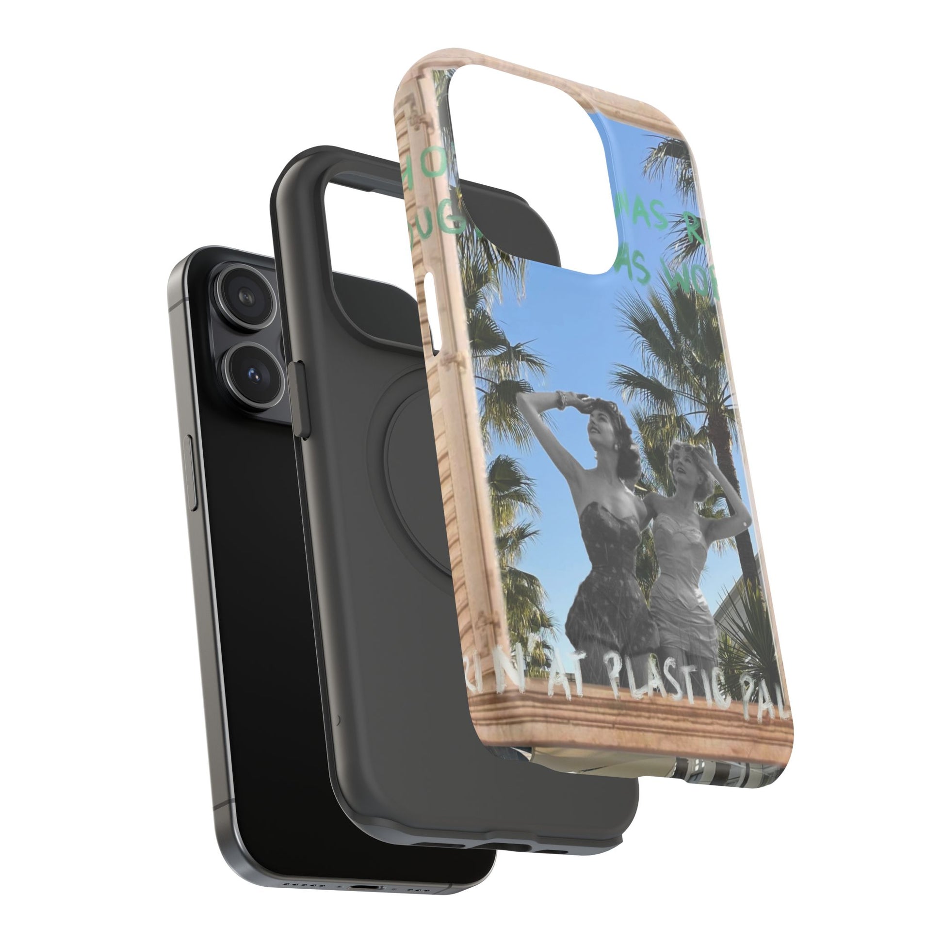 "plastic palm trees" Phone Case