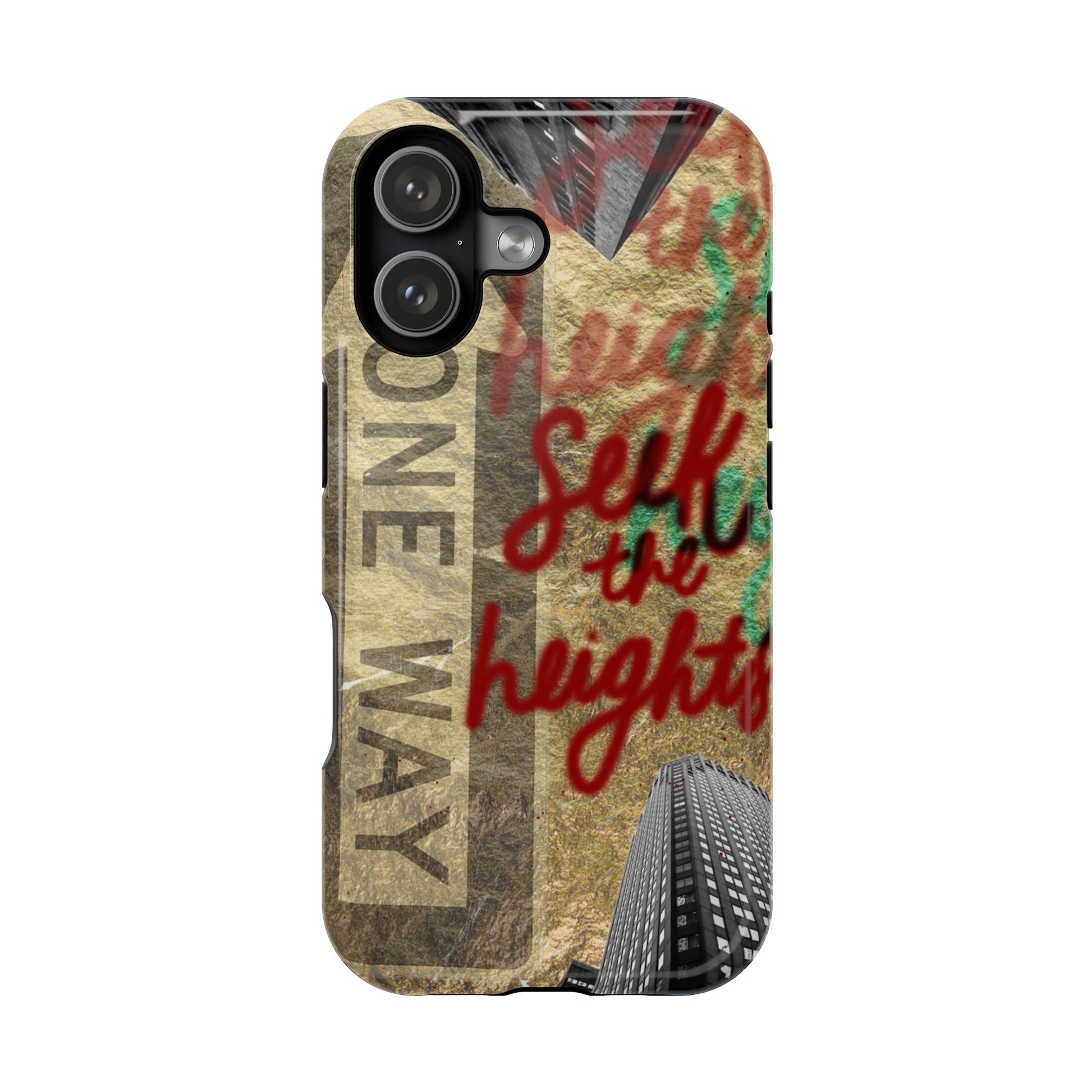 "Seek the Heights"  Gold Phone Case