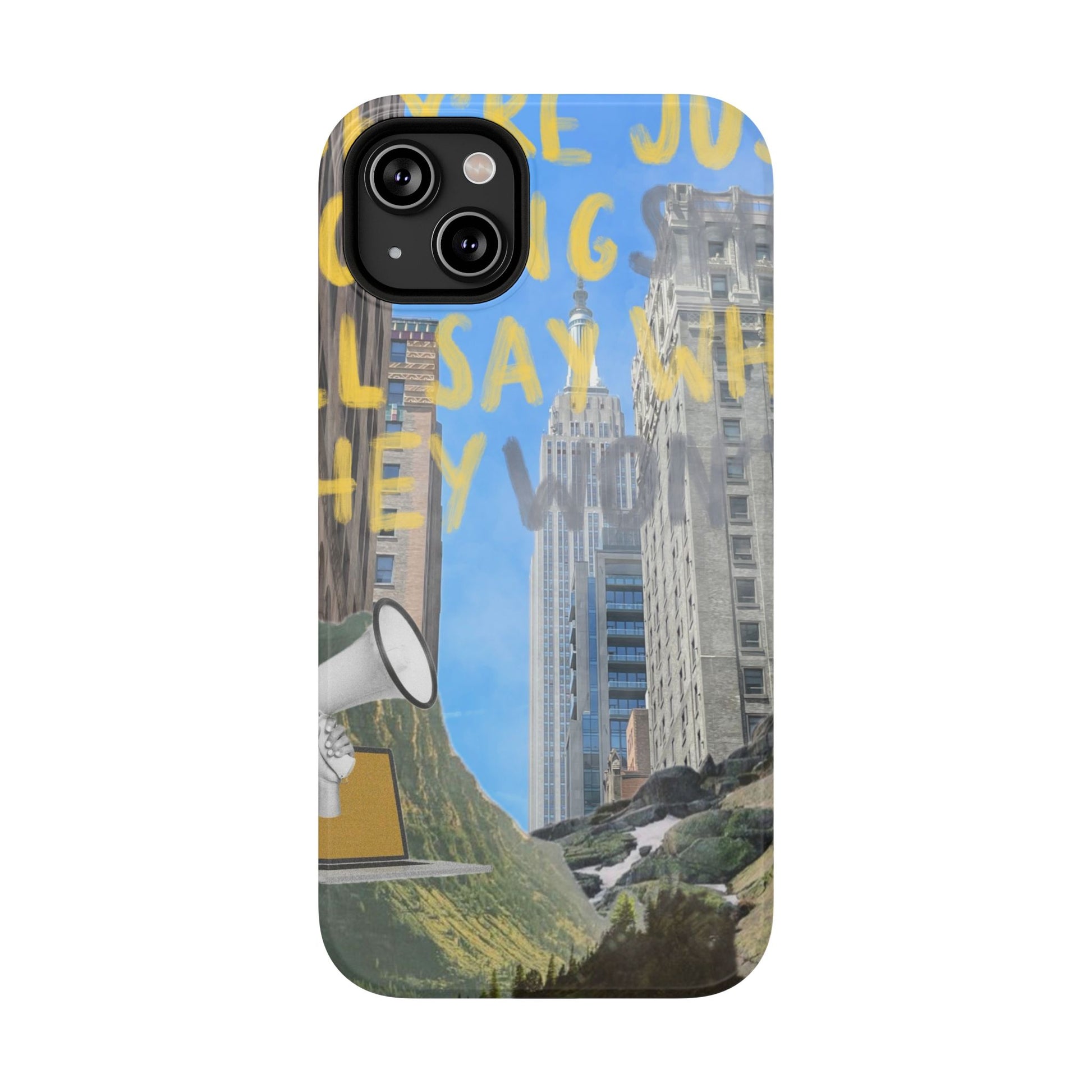 "Blowing Smoke" Phone Case