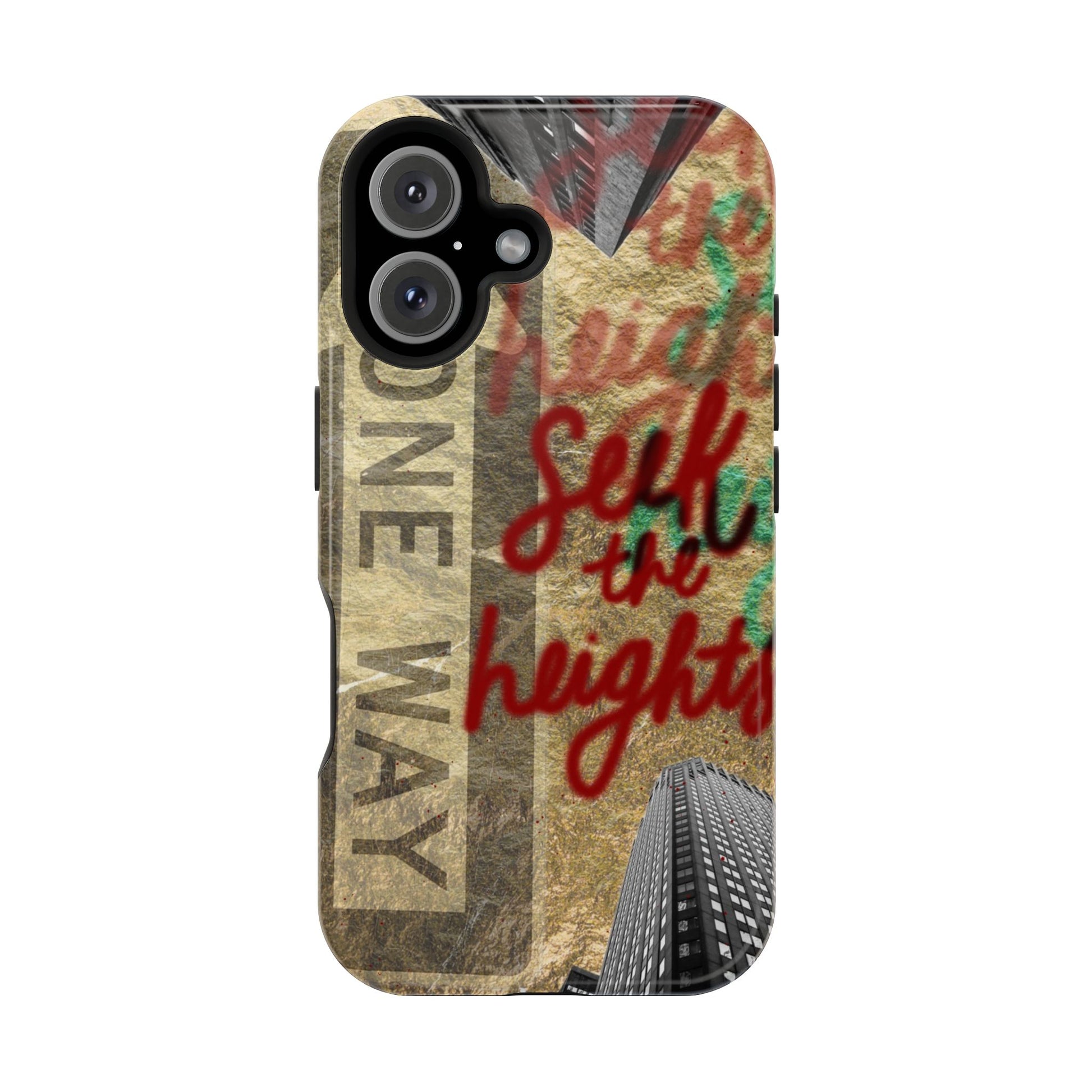 "Seek the Heights" Gold Phone Case
