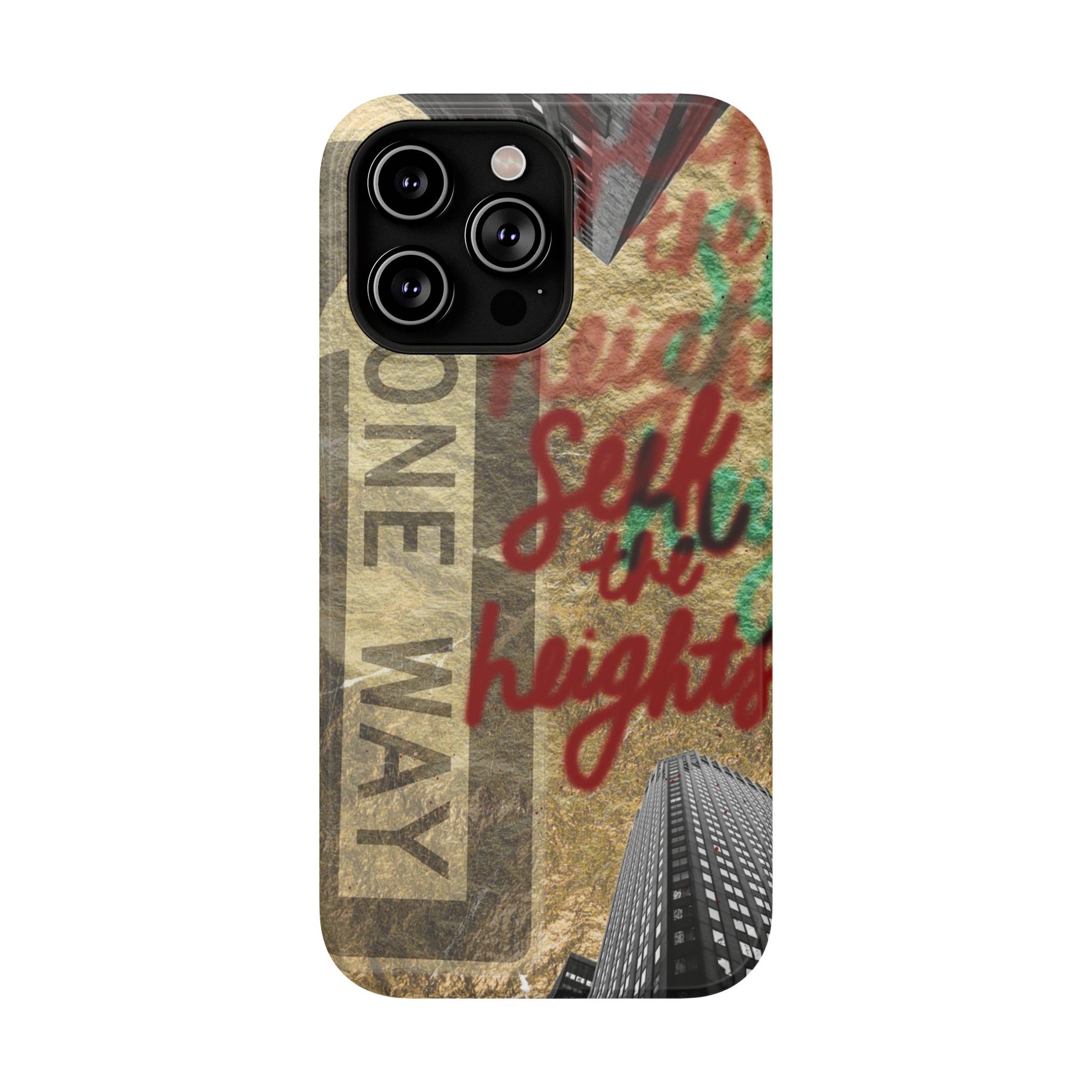 "Seek the Heights" Gold Phone Case
