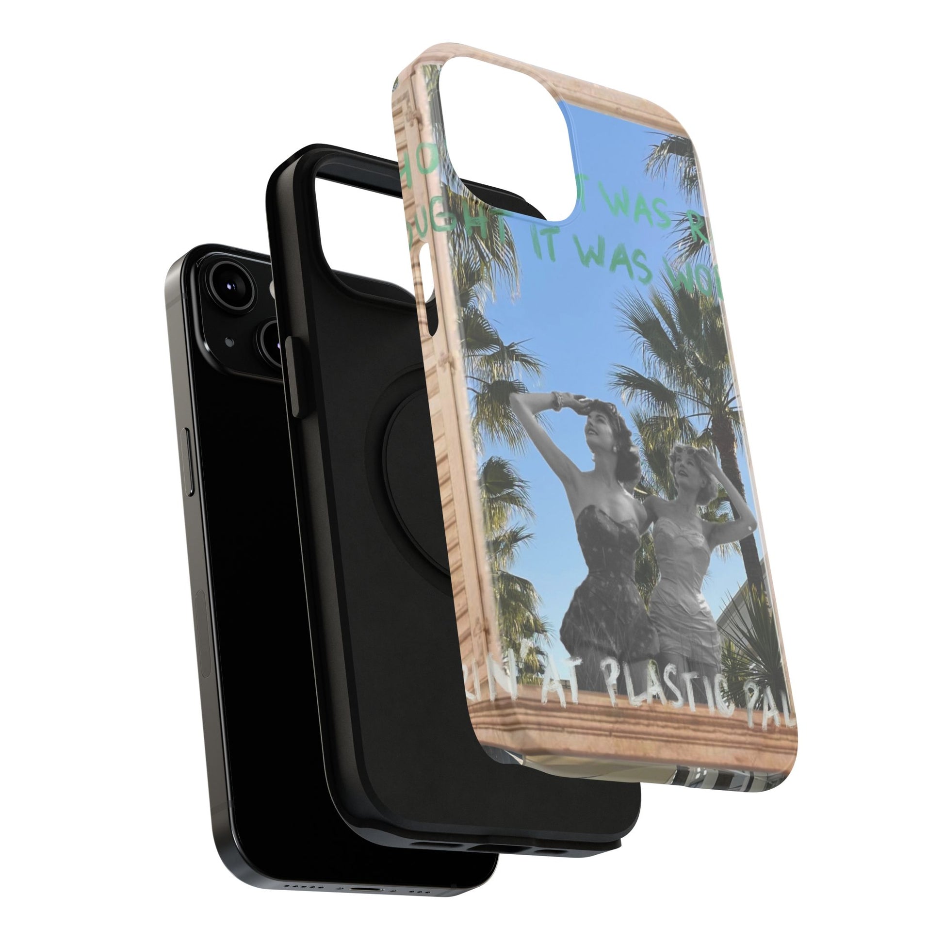 "plastic palm trees" Phone Case