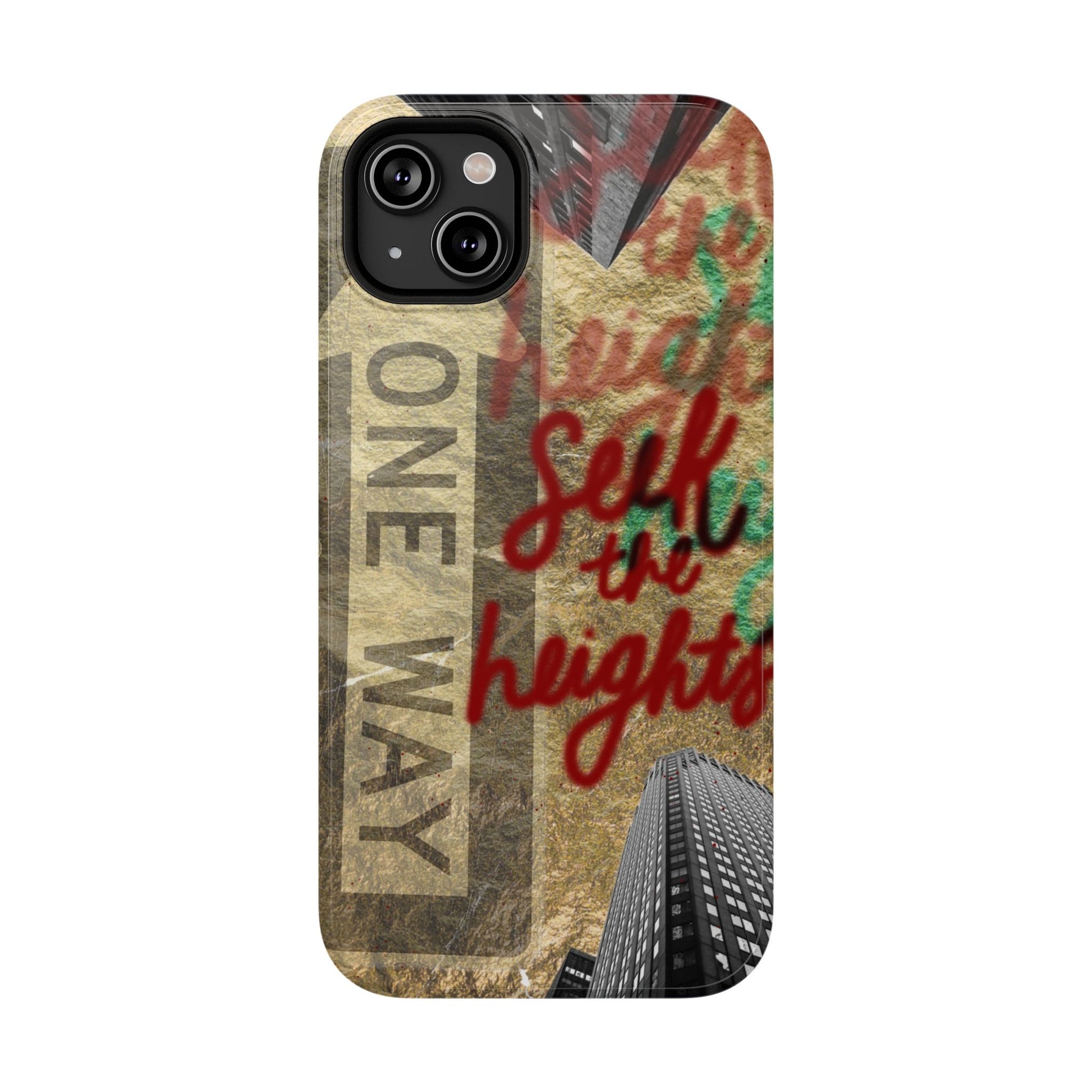 "Seek the Heights" Gold Phone Case