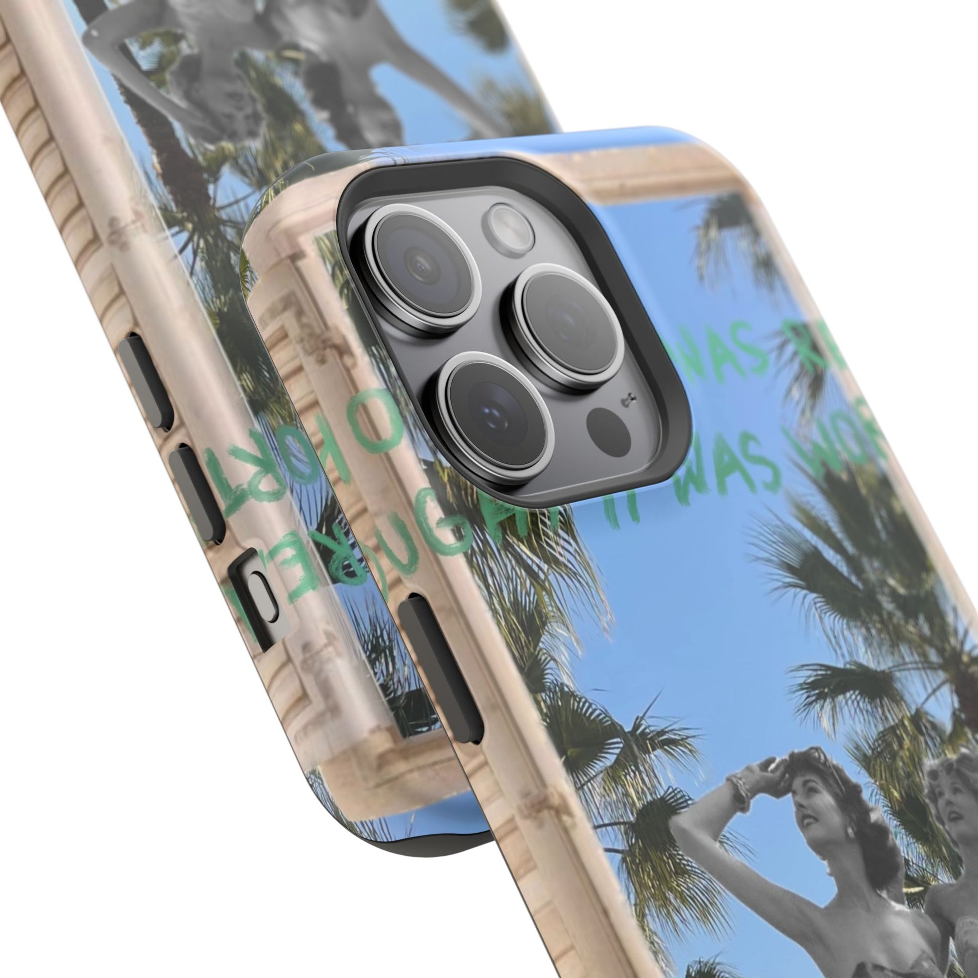 "plastic palm trees" Phone Case