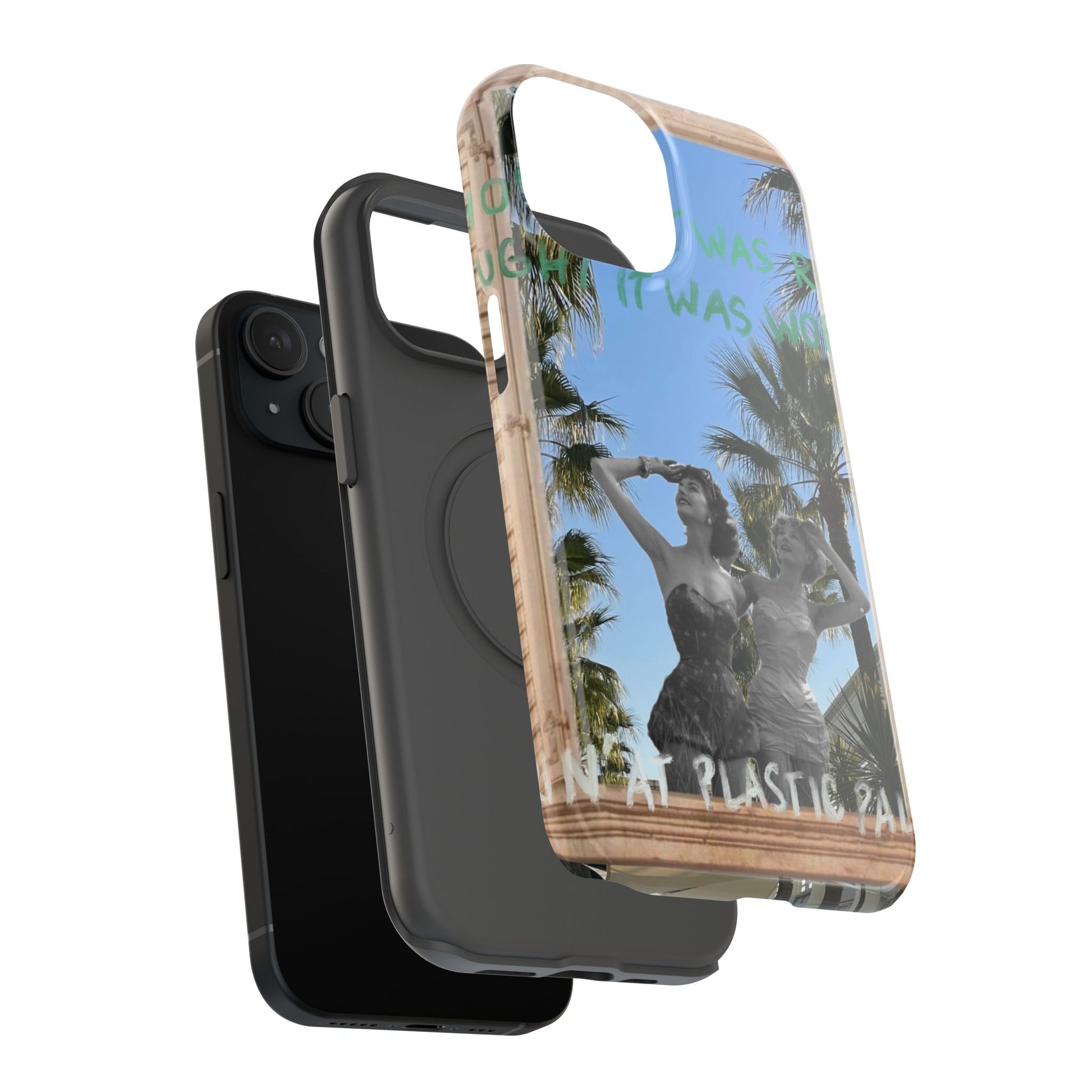 "plastic palm trees" Phone Case