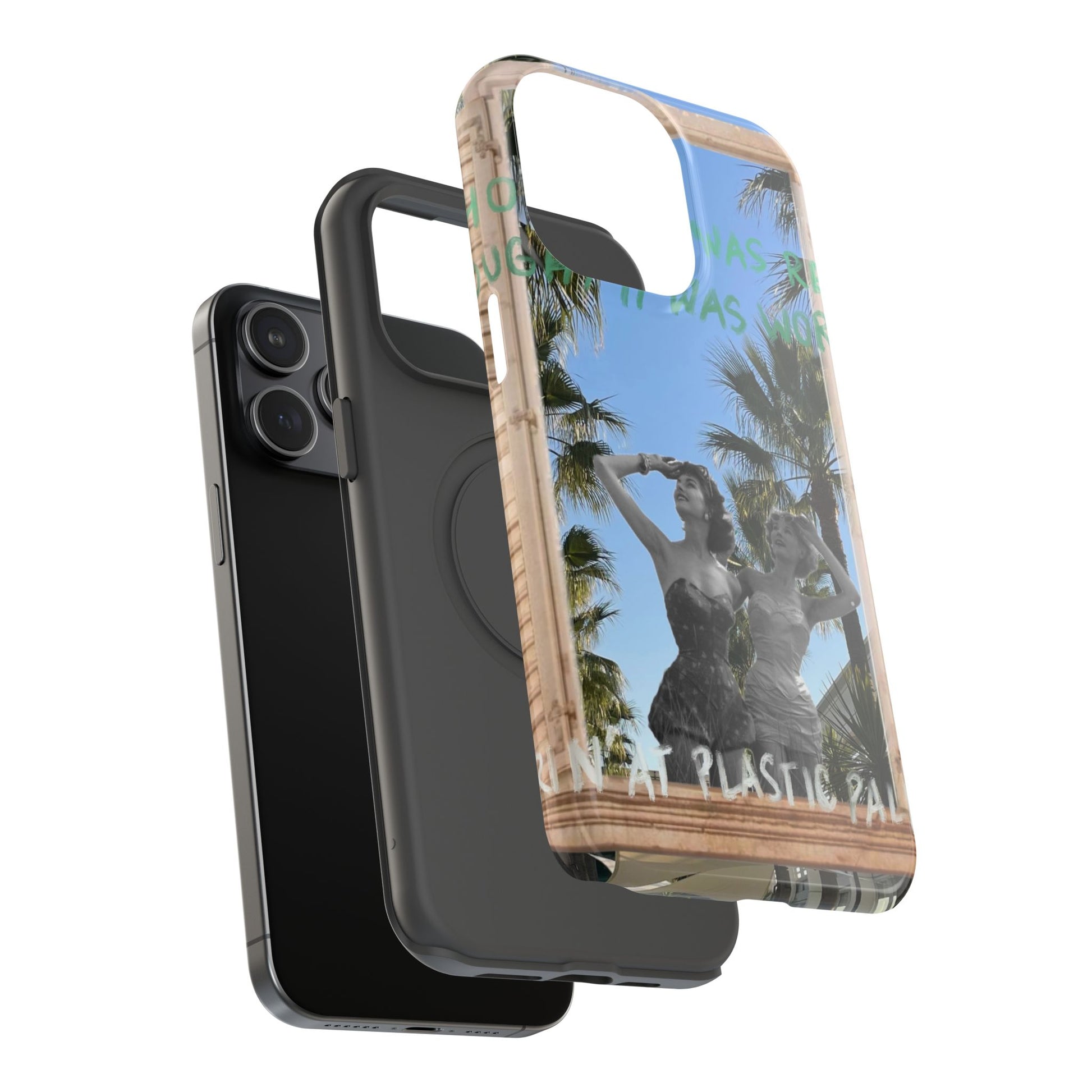 "plastic palm trees" Phone Case