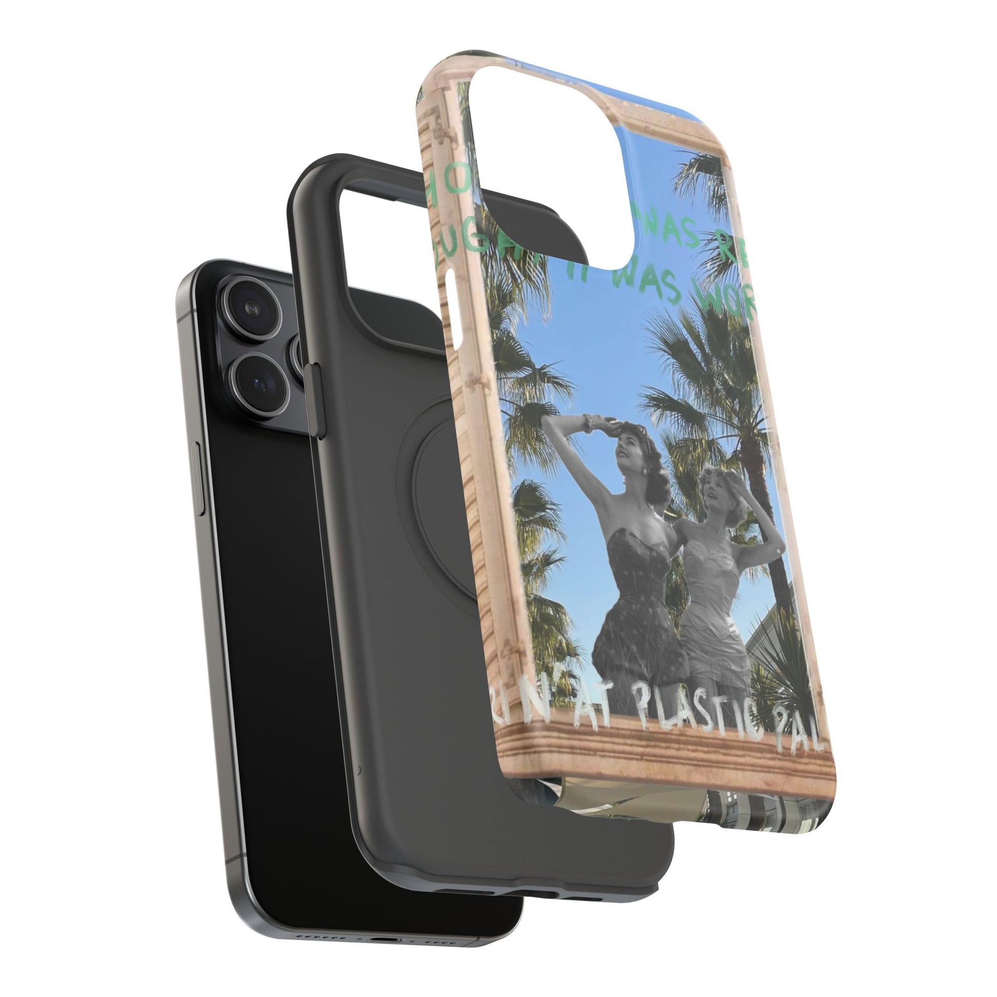 "plastic palm trees" Phone Case