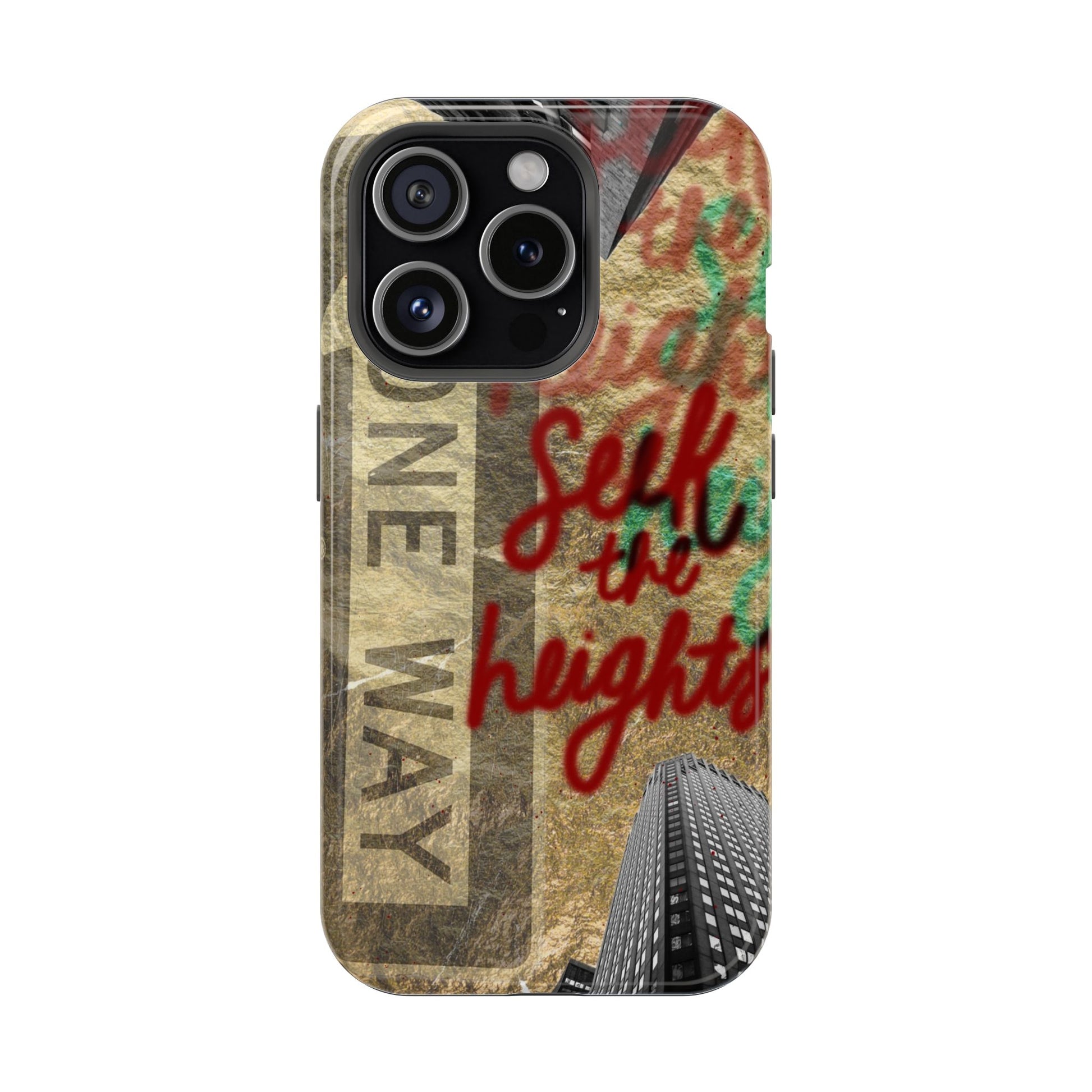 "Seek the Heights" Gold Phone Case