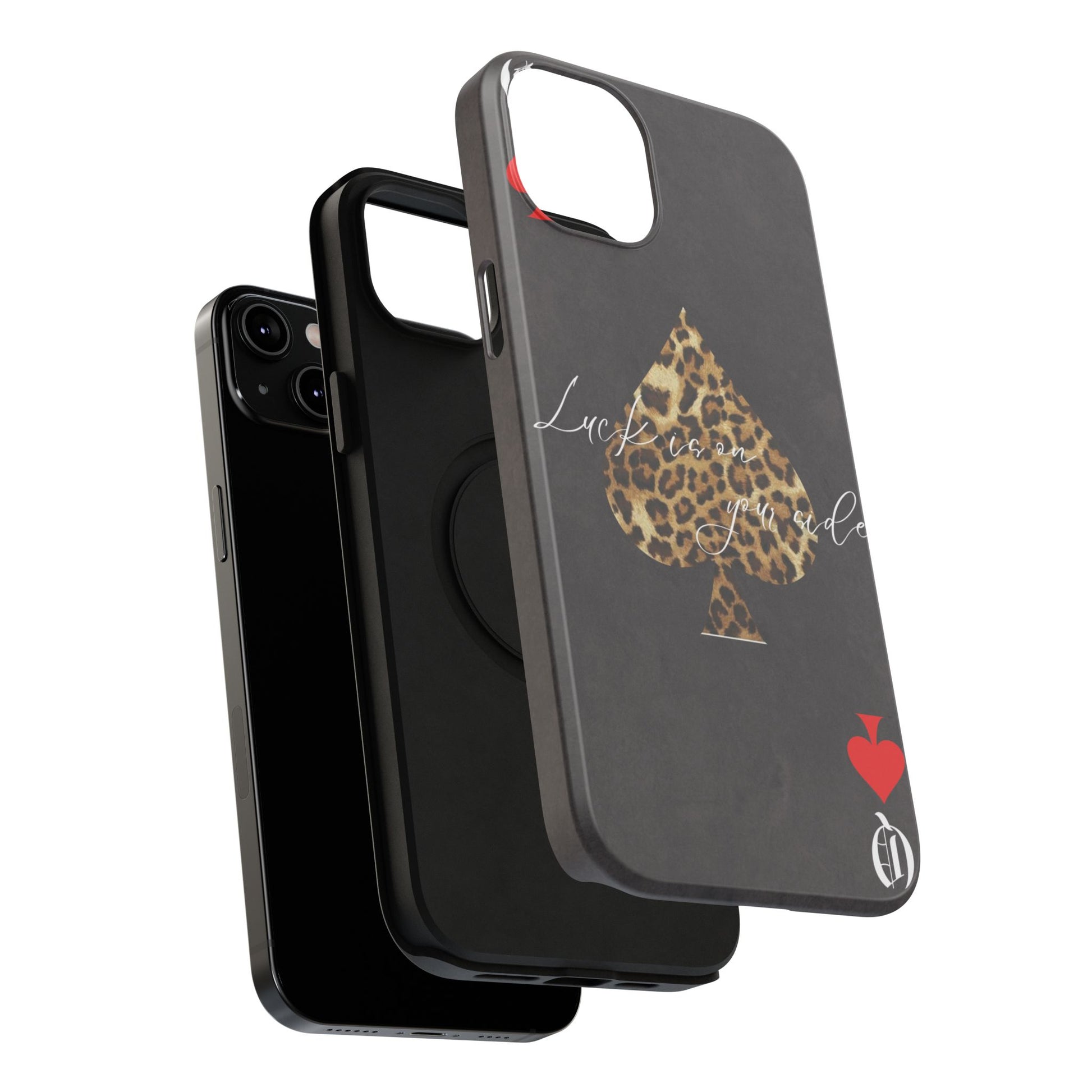 "Luck Is On Your Side" Cheetah Phone Case