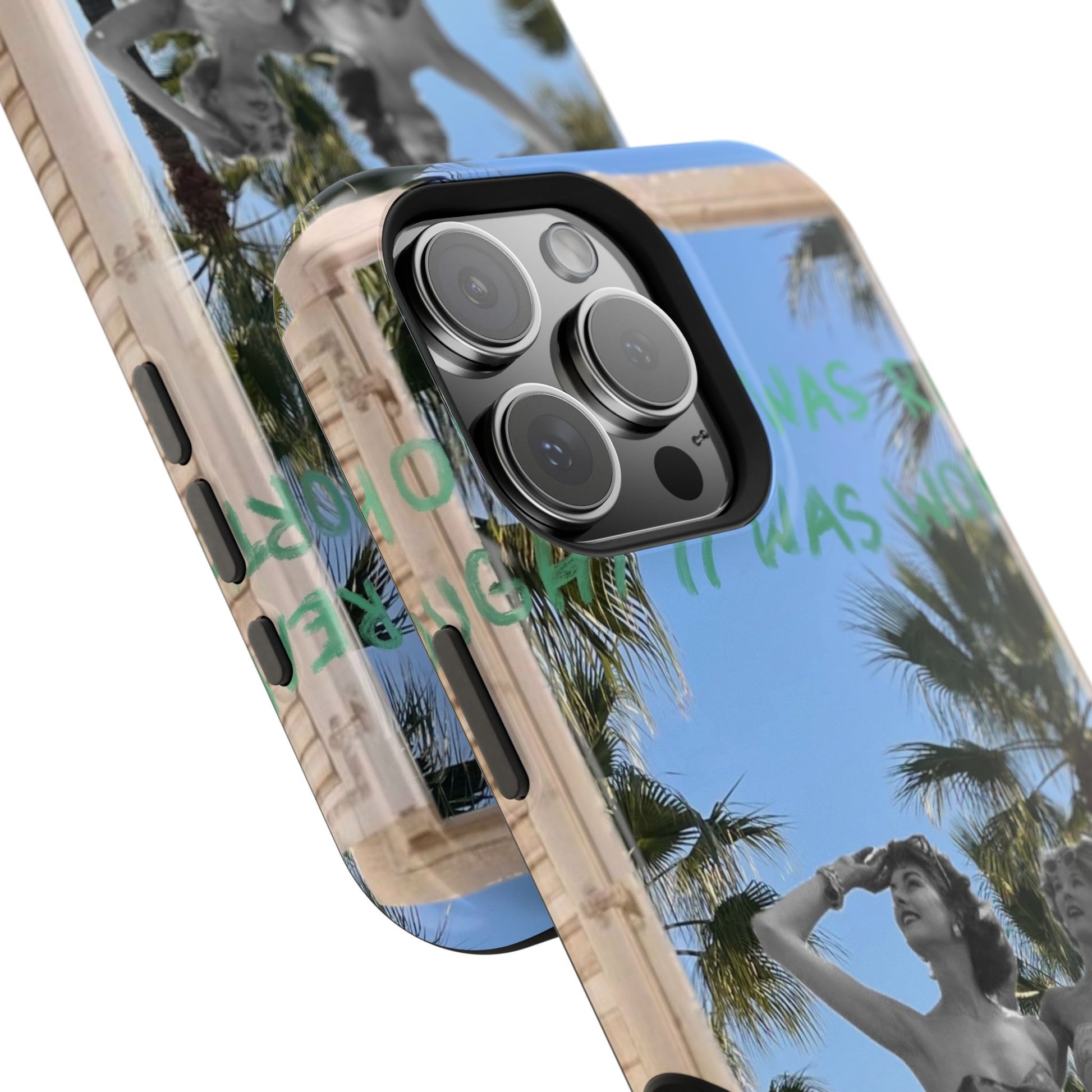 "plastic palm trees" Phone Case