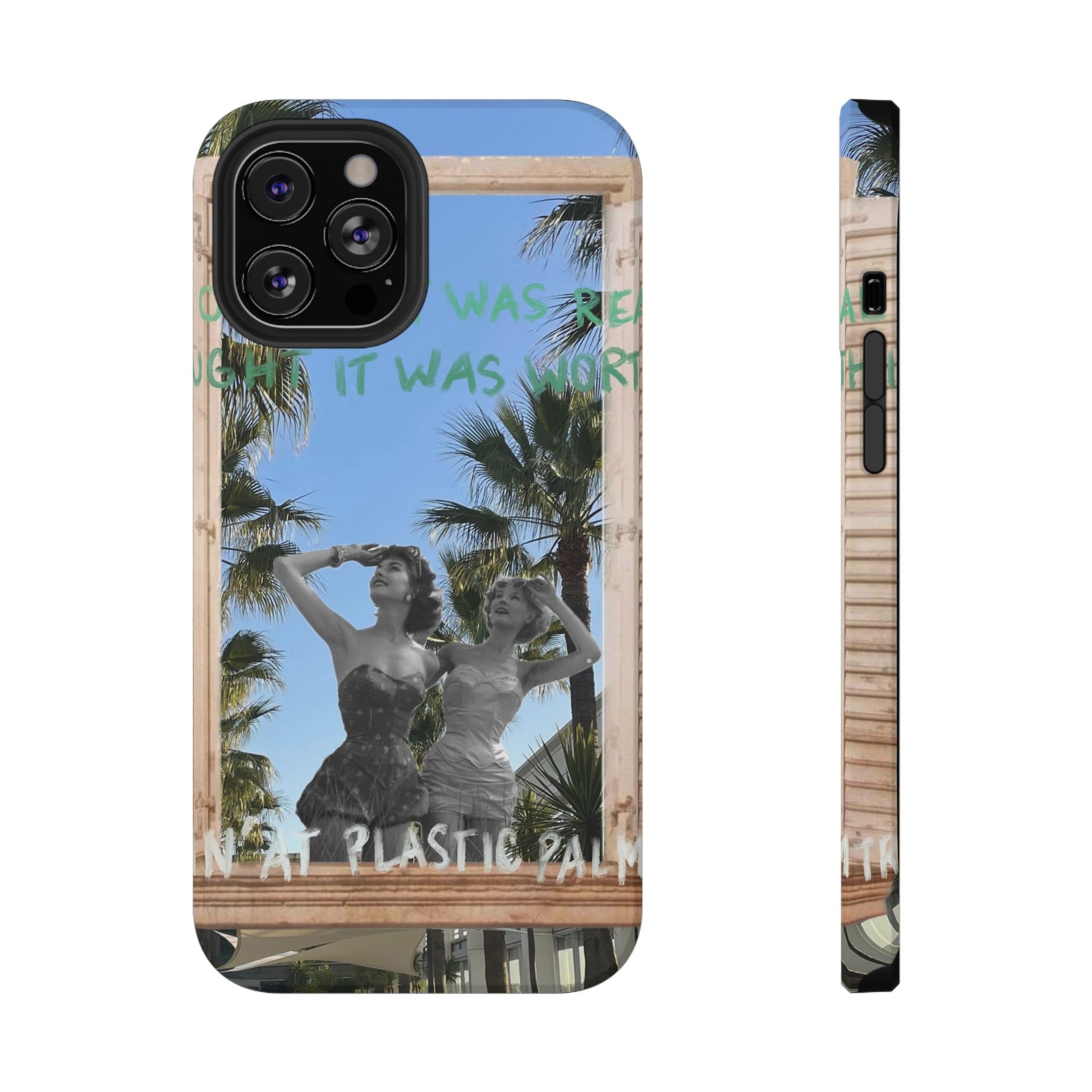 "plastic palm trees" Phone Case