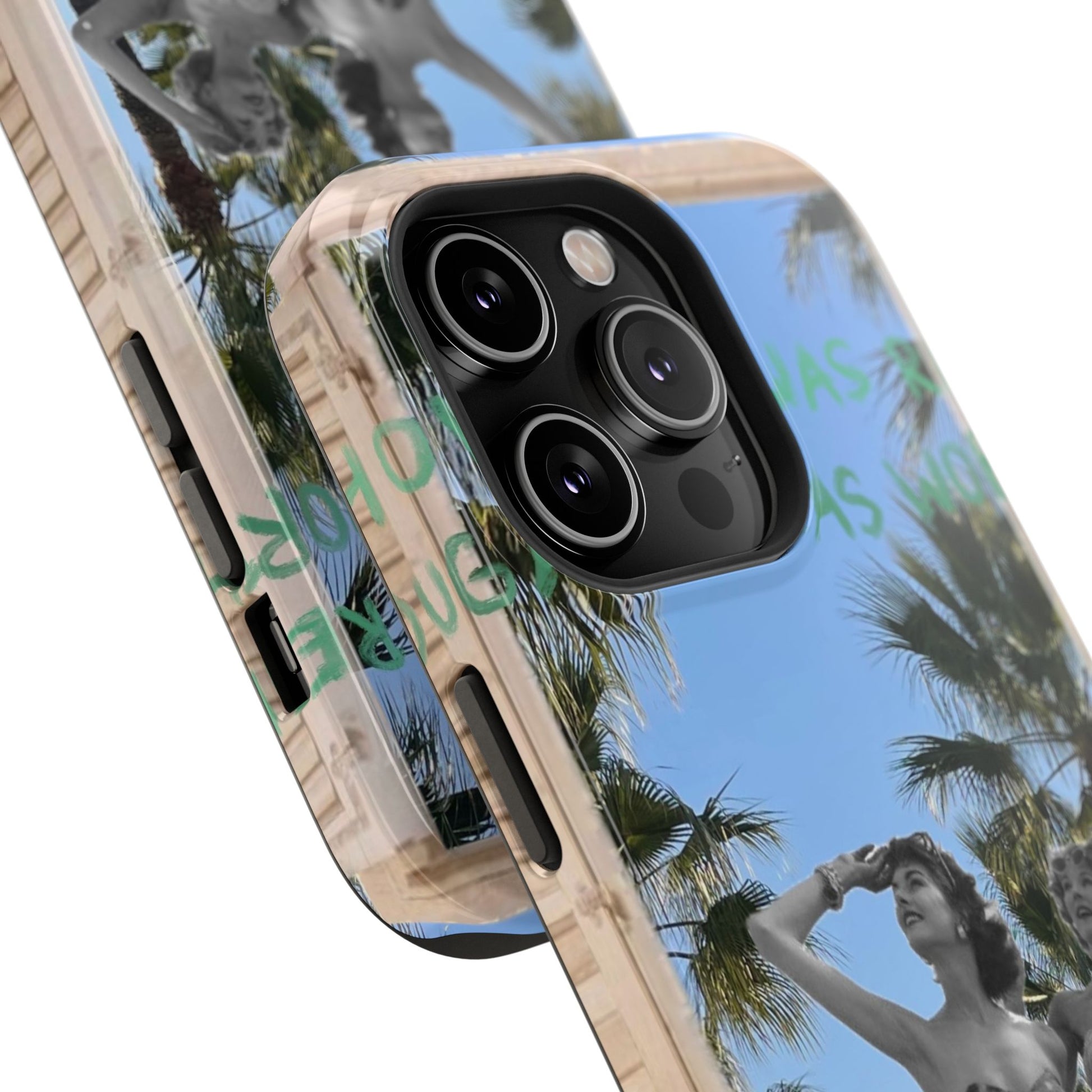 "plastic palm trees" Phone Case