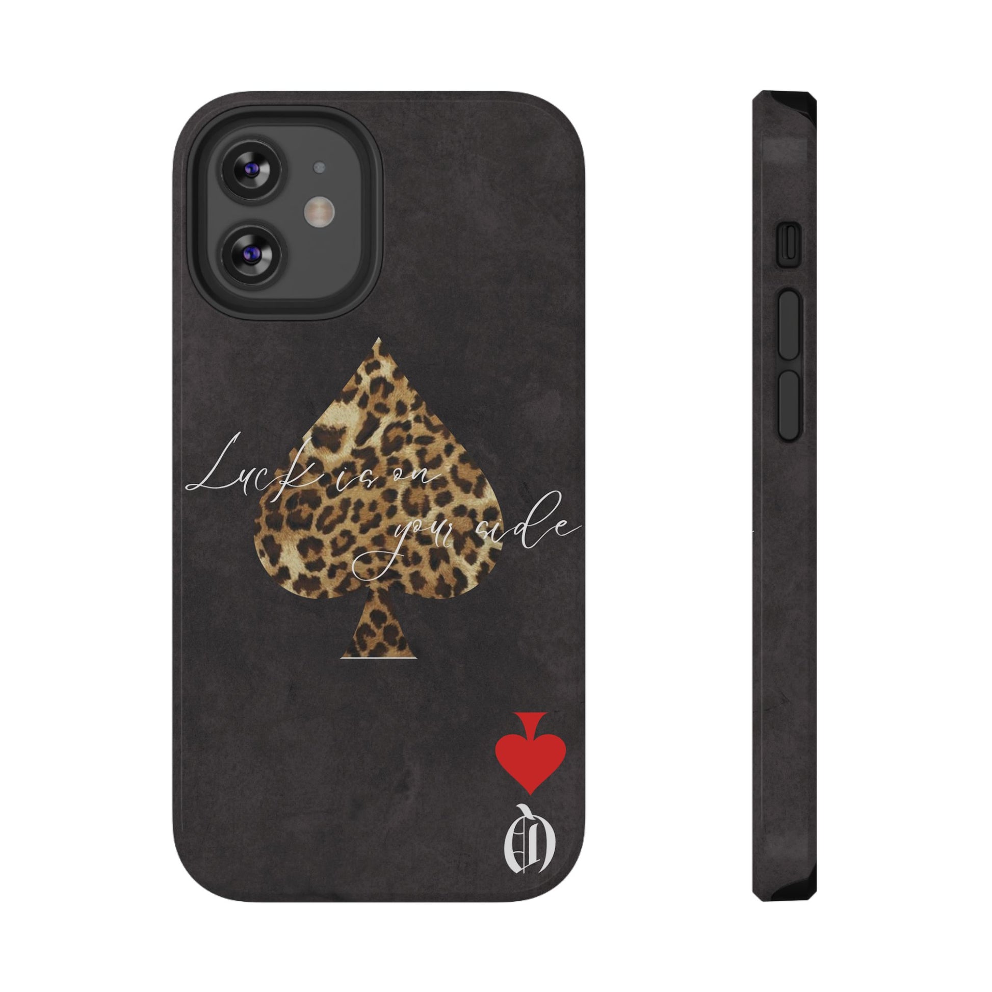 "Luck Is On Your Side" Cheetah Phone Case
