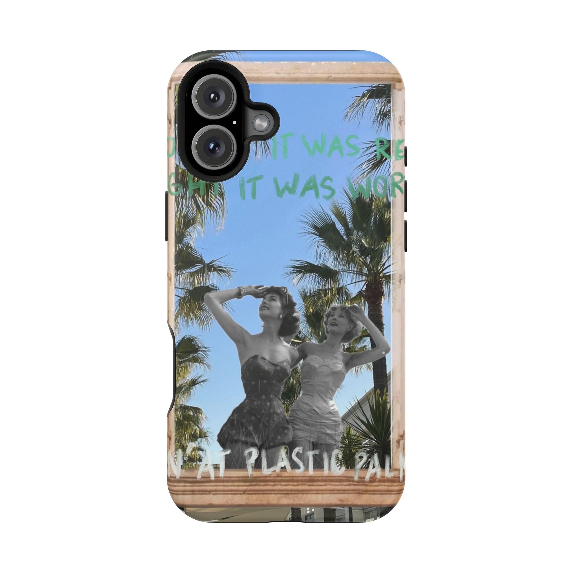 "plastic palm trees" Phone Case