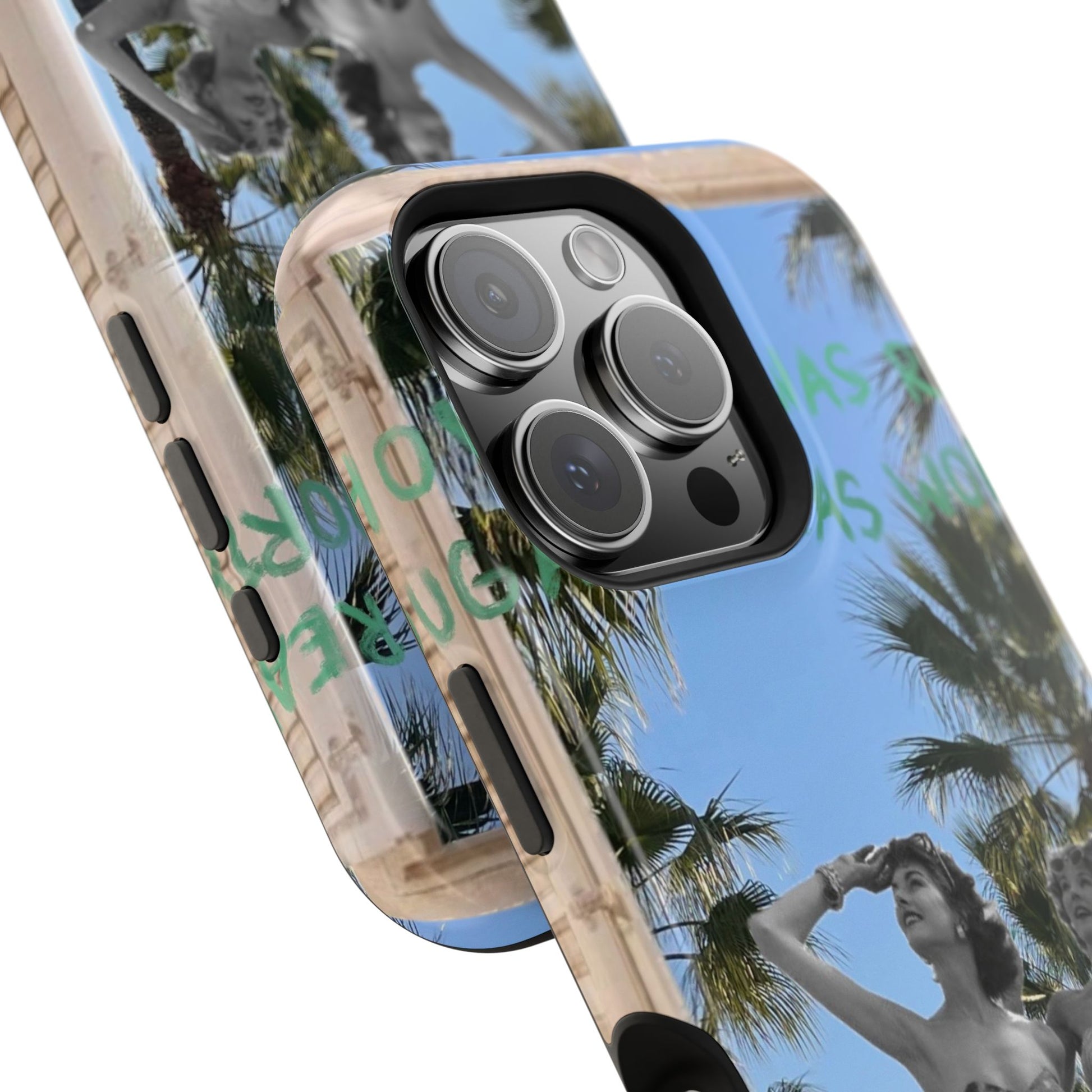 "plastic palm trees" Phone Case