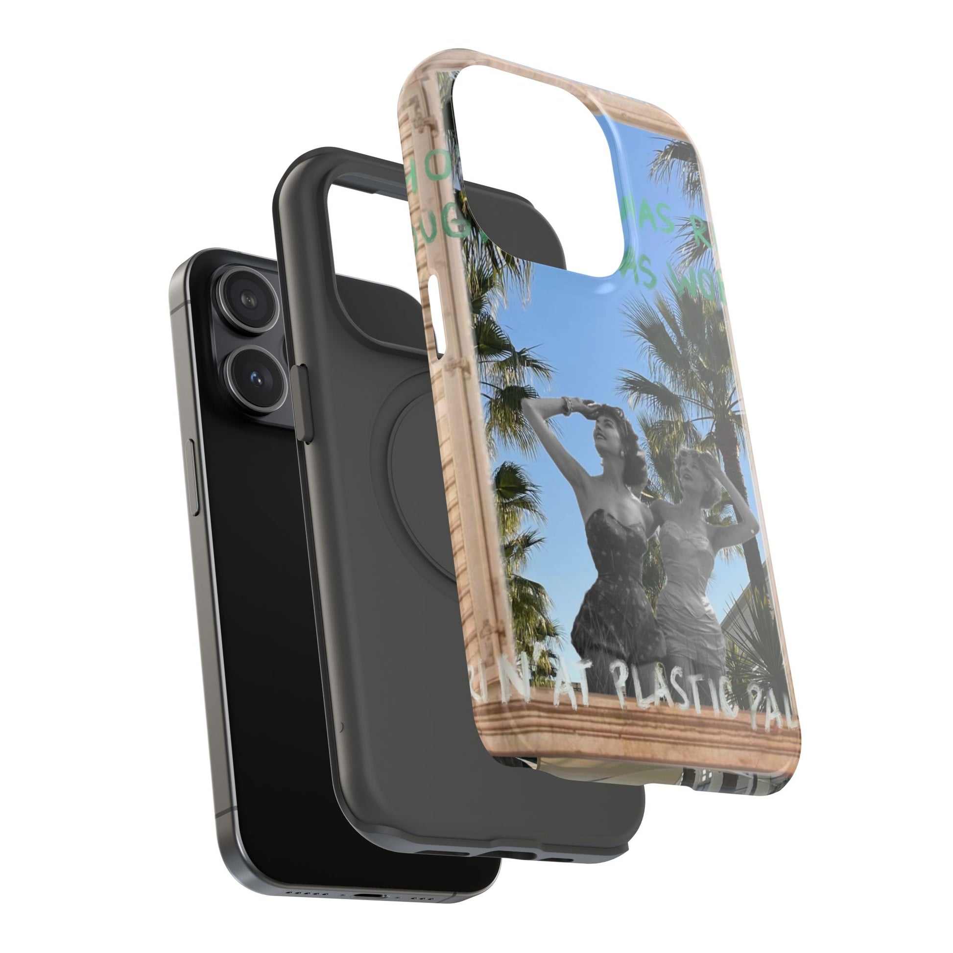 "plastic palm trees" Phone Case