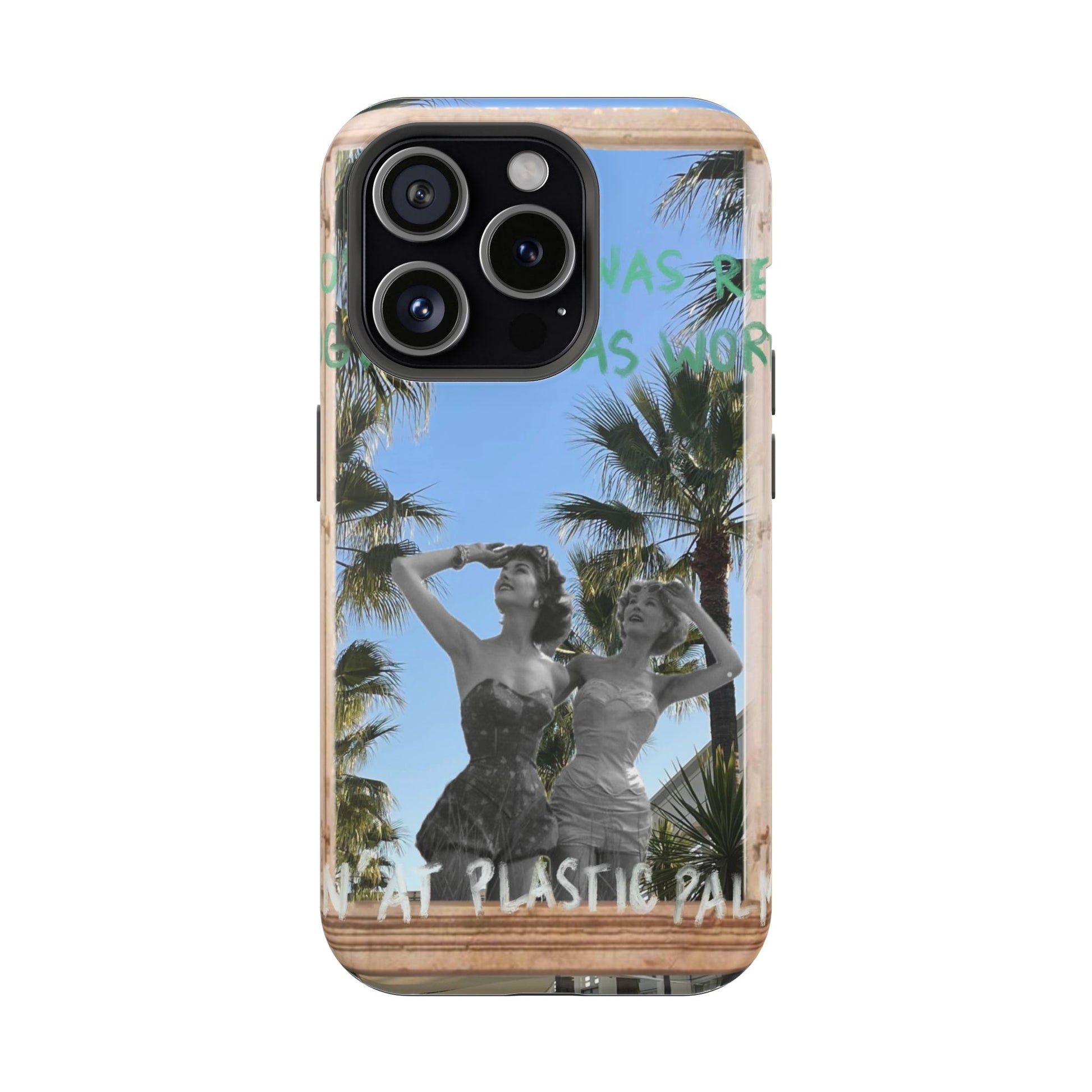 "plastic palm trees" Phone Case