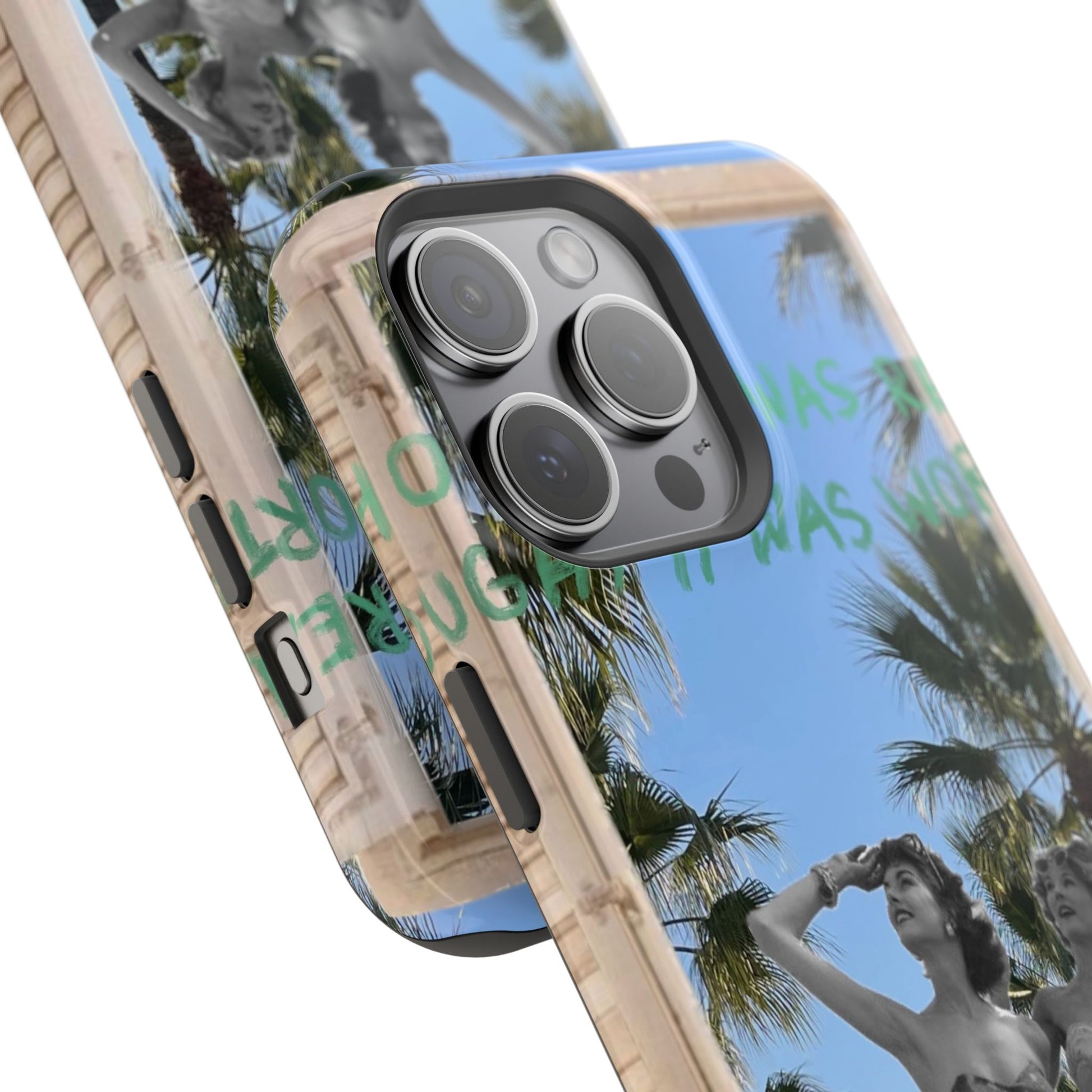 "plastic palm trees" Phone Case