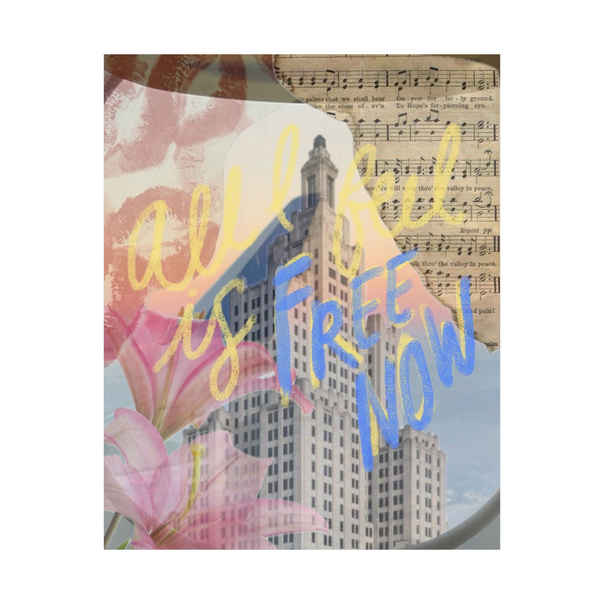 "Free Now" Print