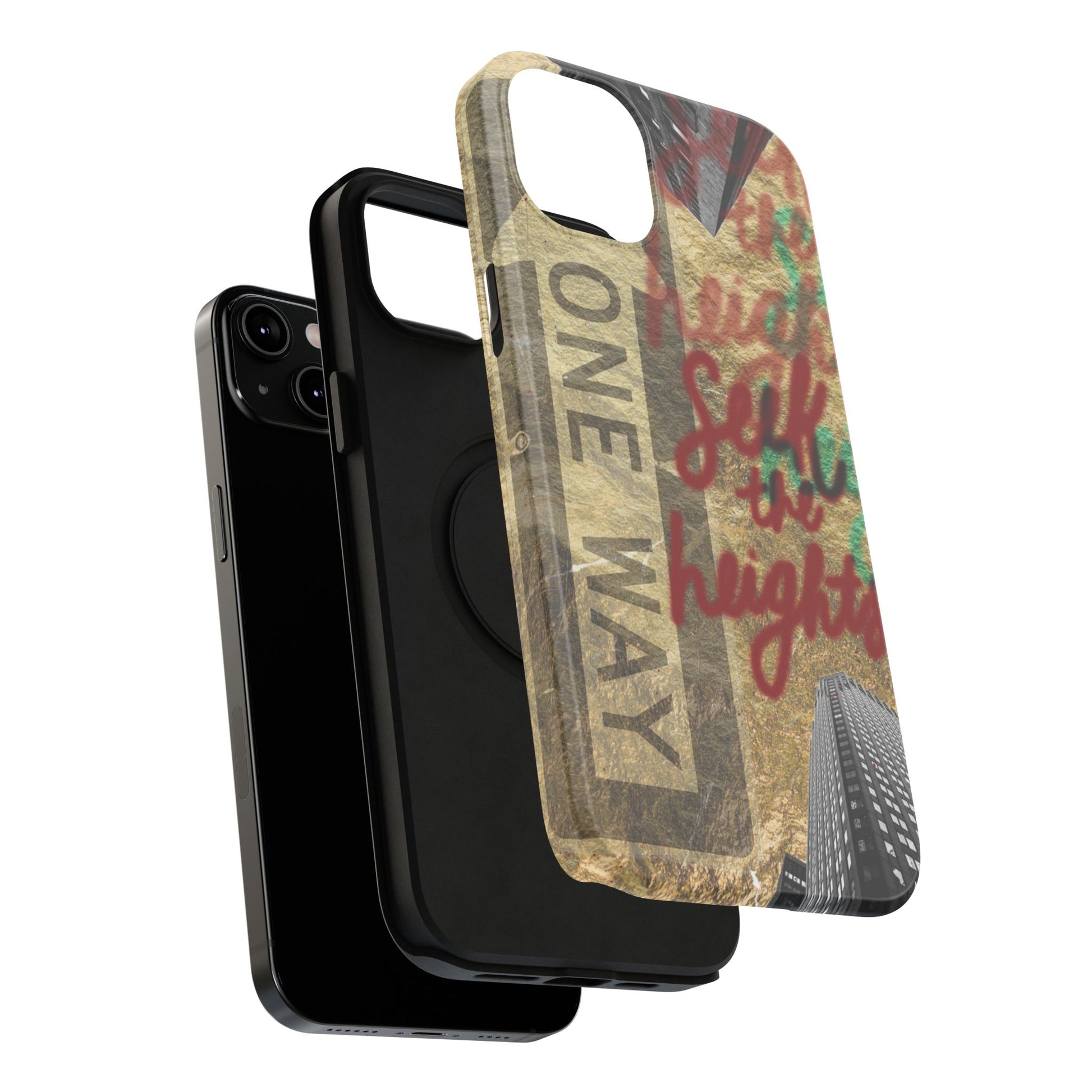 "Seek the Heights" Gold Phone Case