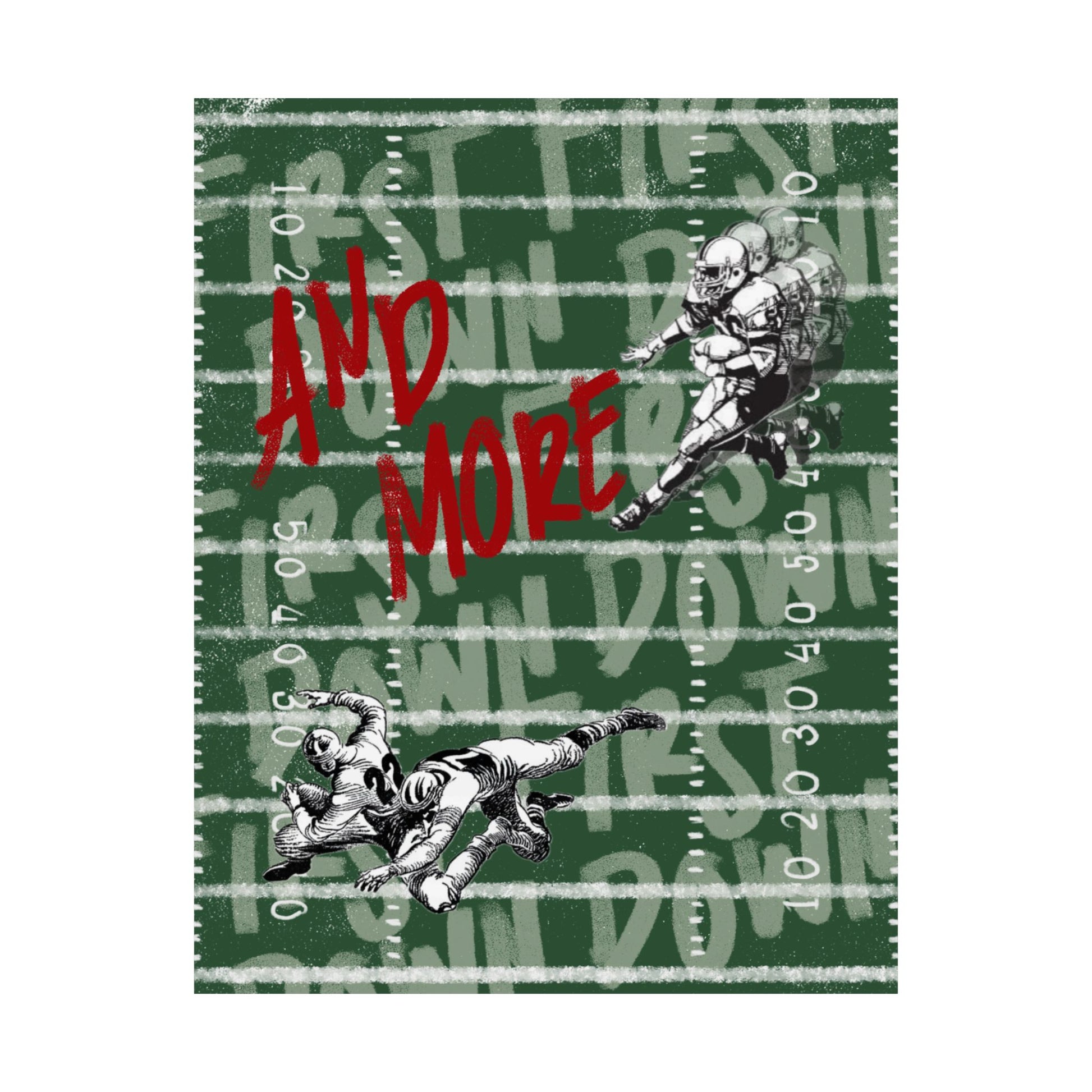 "First Down & More" Print