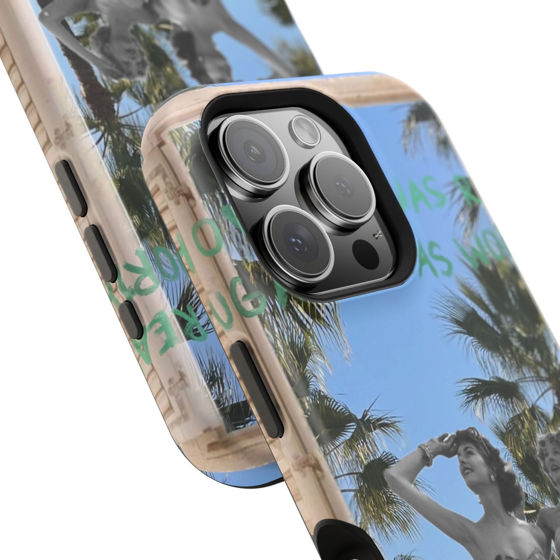 "plastic palm trees" Phone Case
