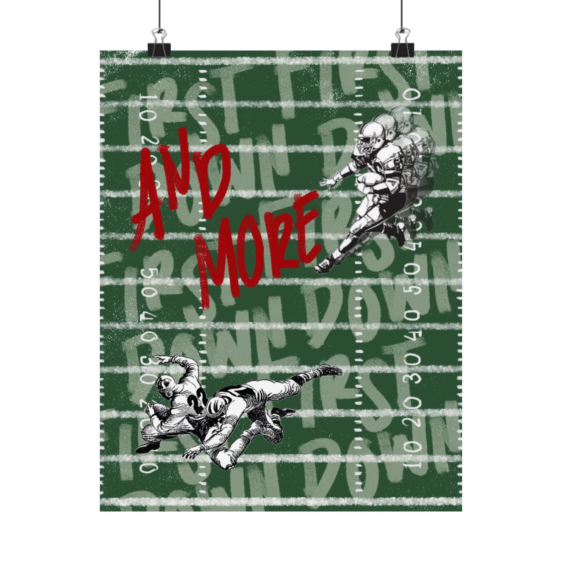 "First Down & More" Print