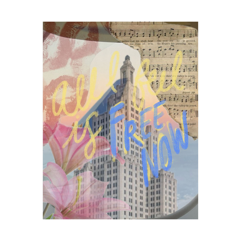 "Free Now" Print