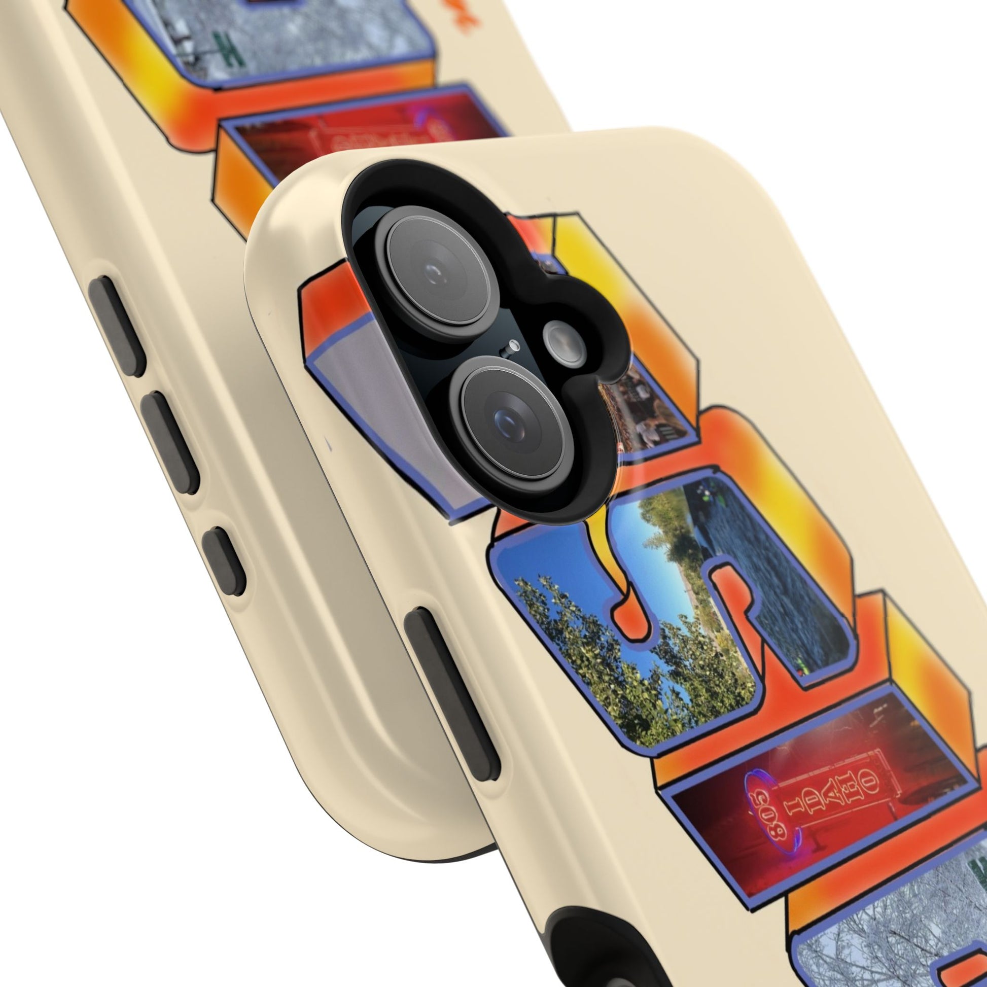 "Greetings from Boise" Orange Phone Case