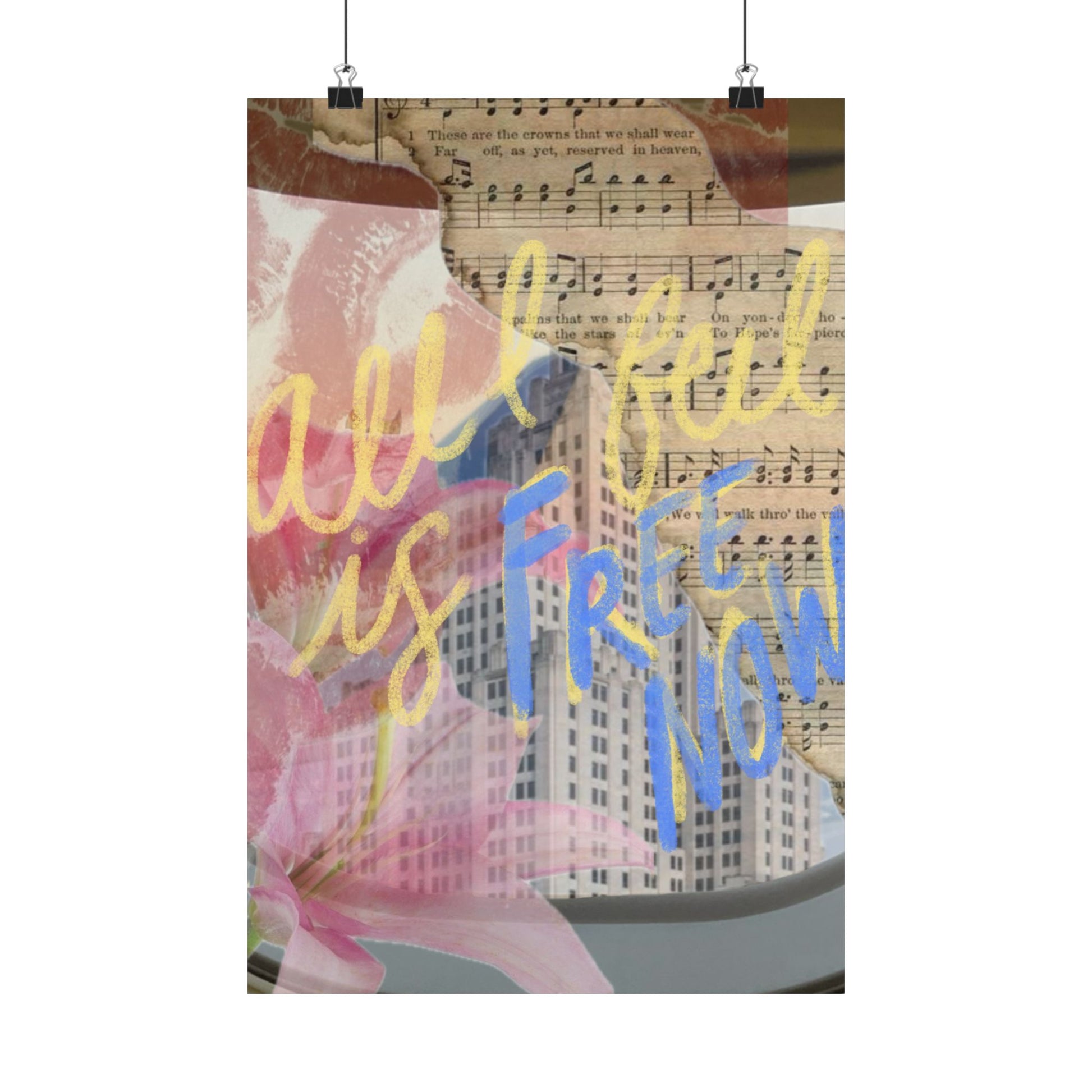 "Free Now" Print