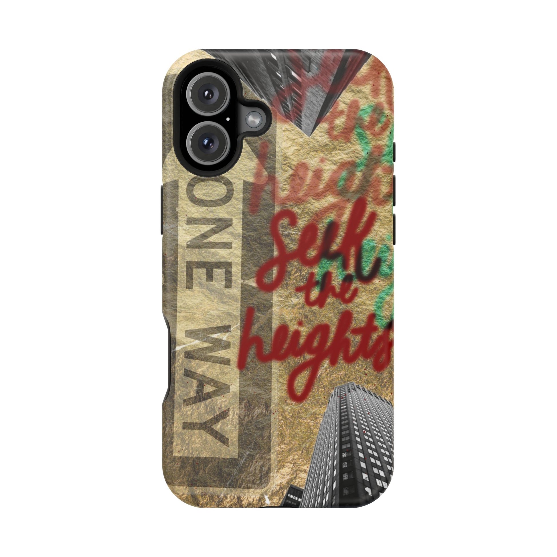 "Seek the Heights"  Gold Phone Case