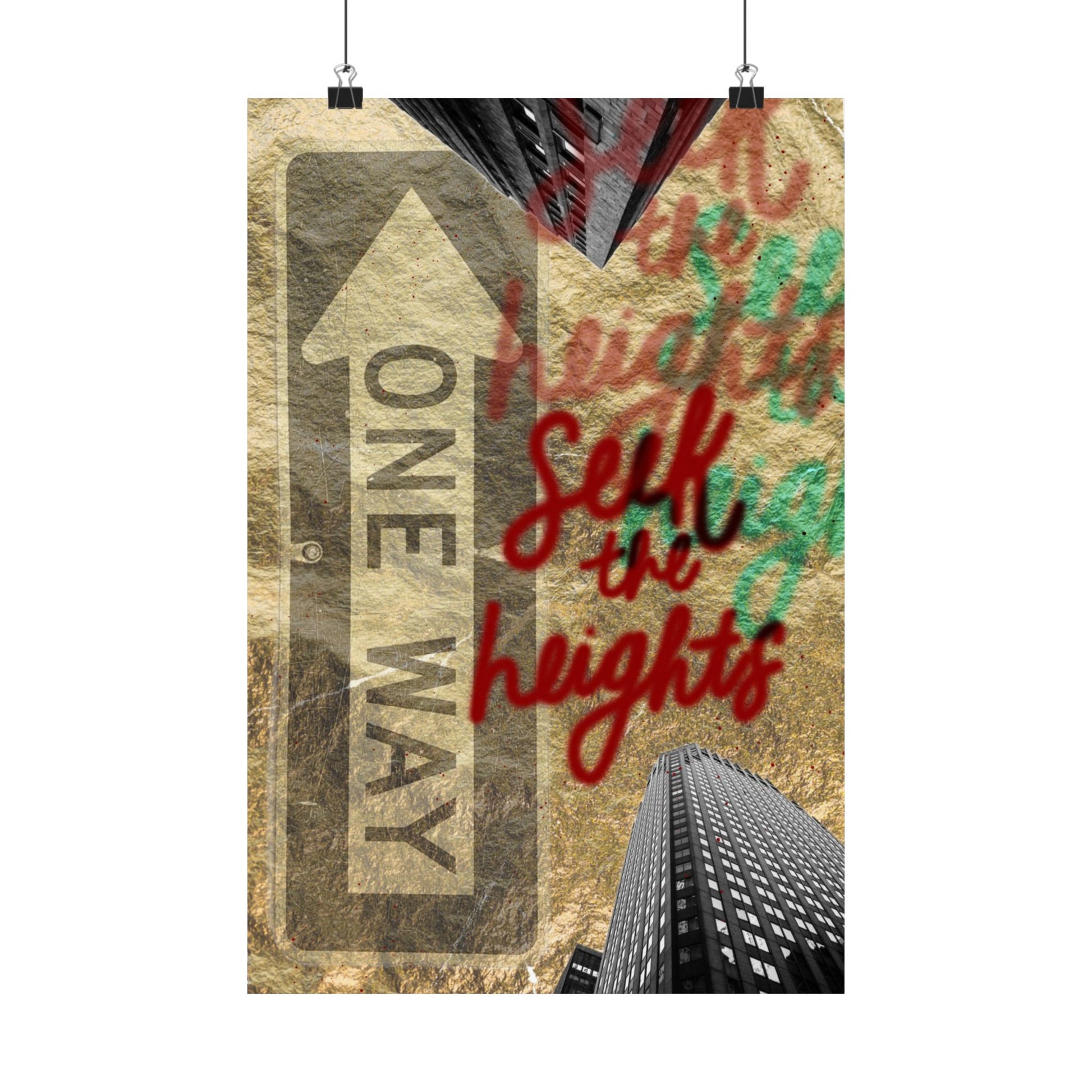"Seek the Heights - Gold" Print