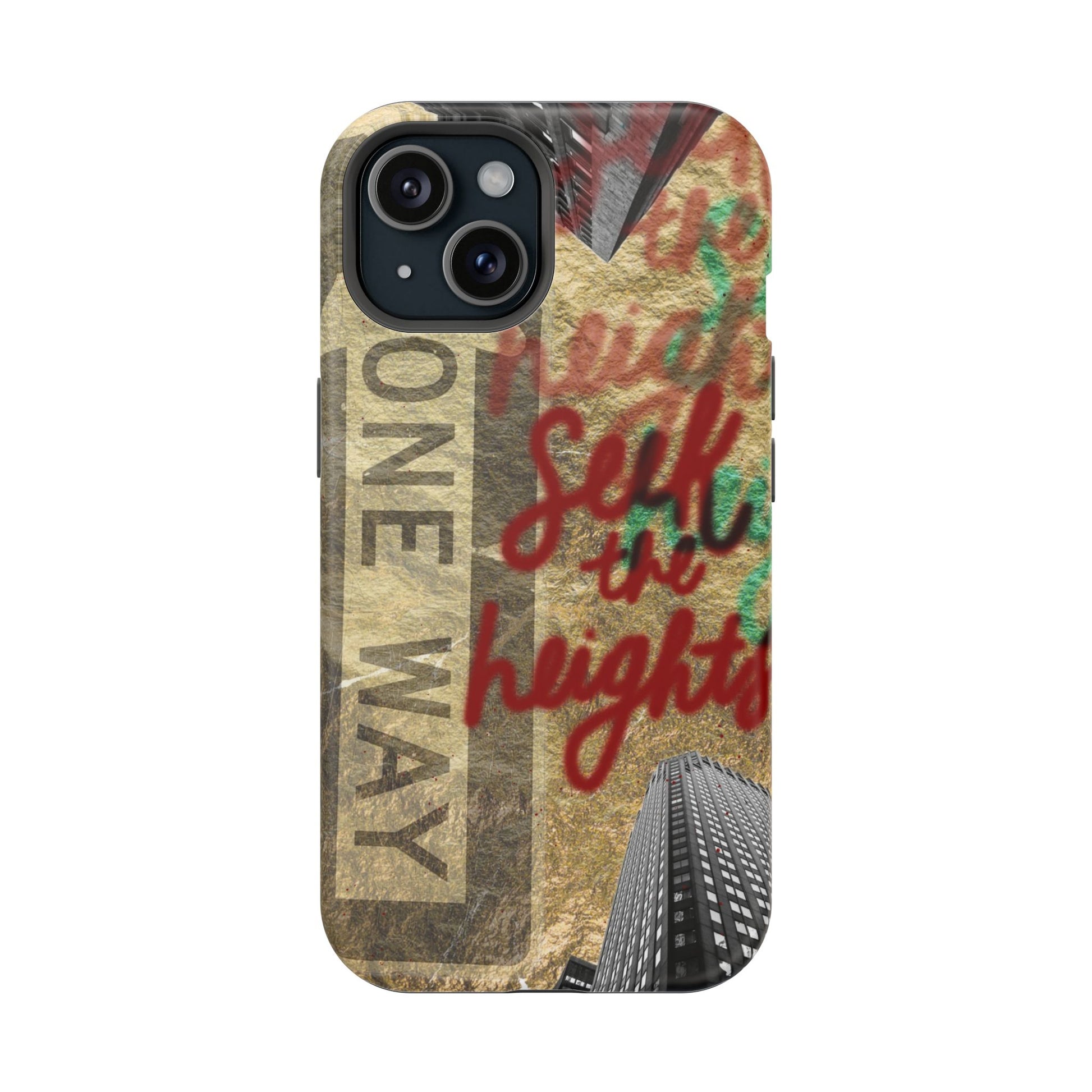 "Seek the Heights"  Gold Phone Case