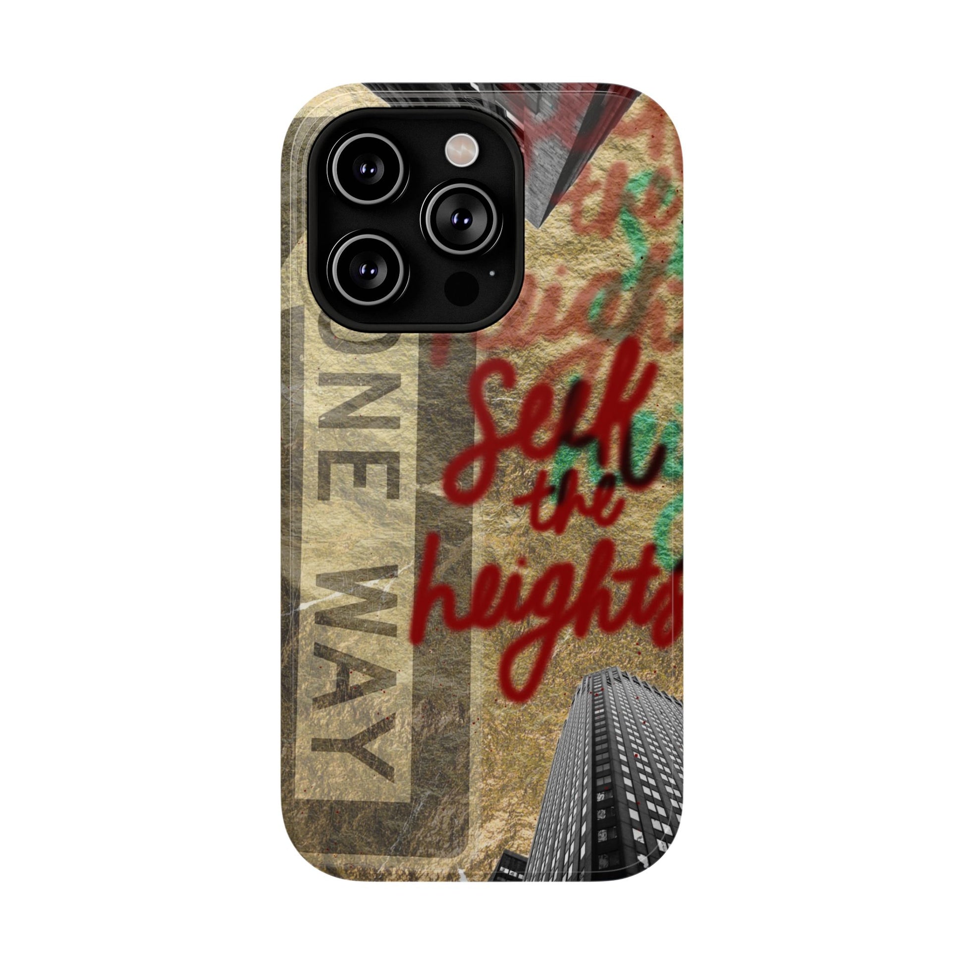 "Seek the Heights"  Gold Phone Case