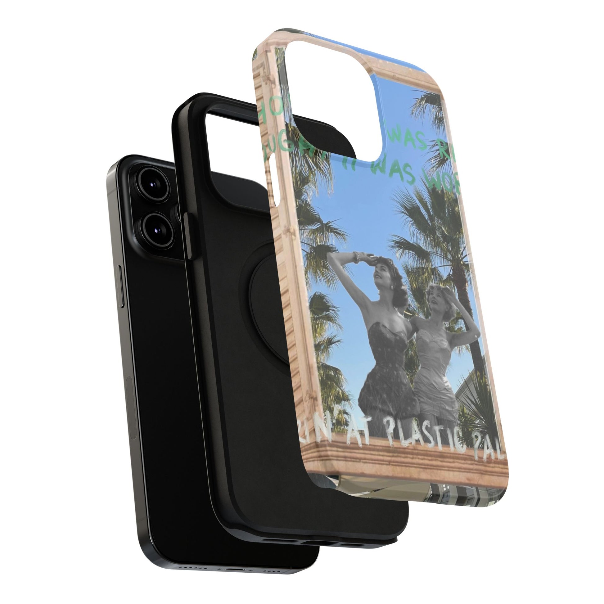 "plastic palm trees" Phone Case