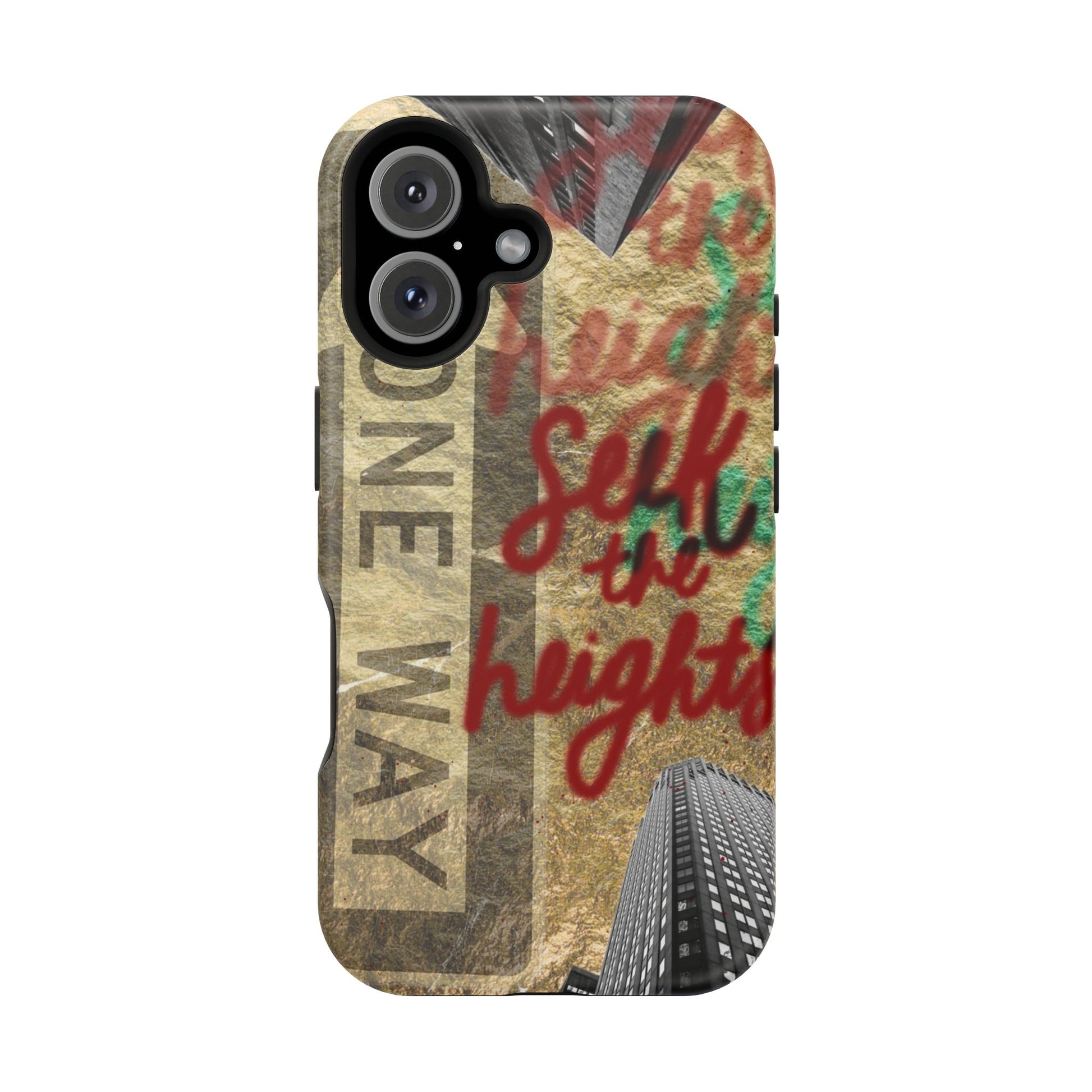 "Seek the Heights"  Gold Phone Case
