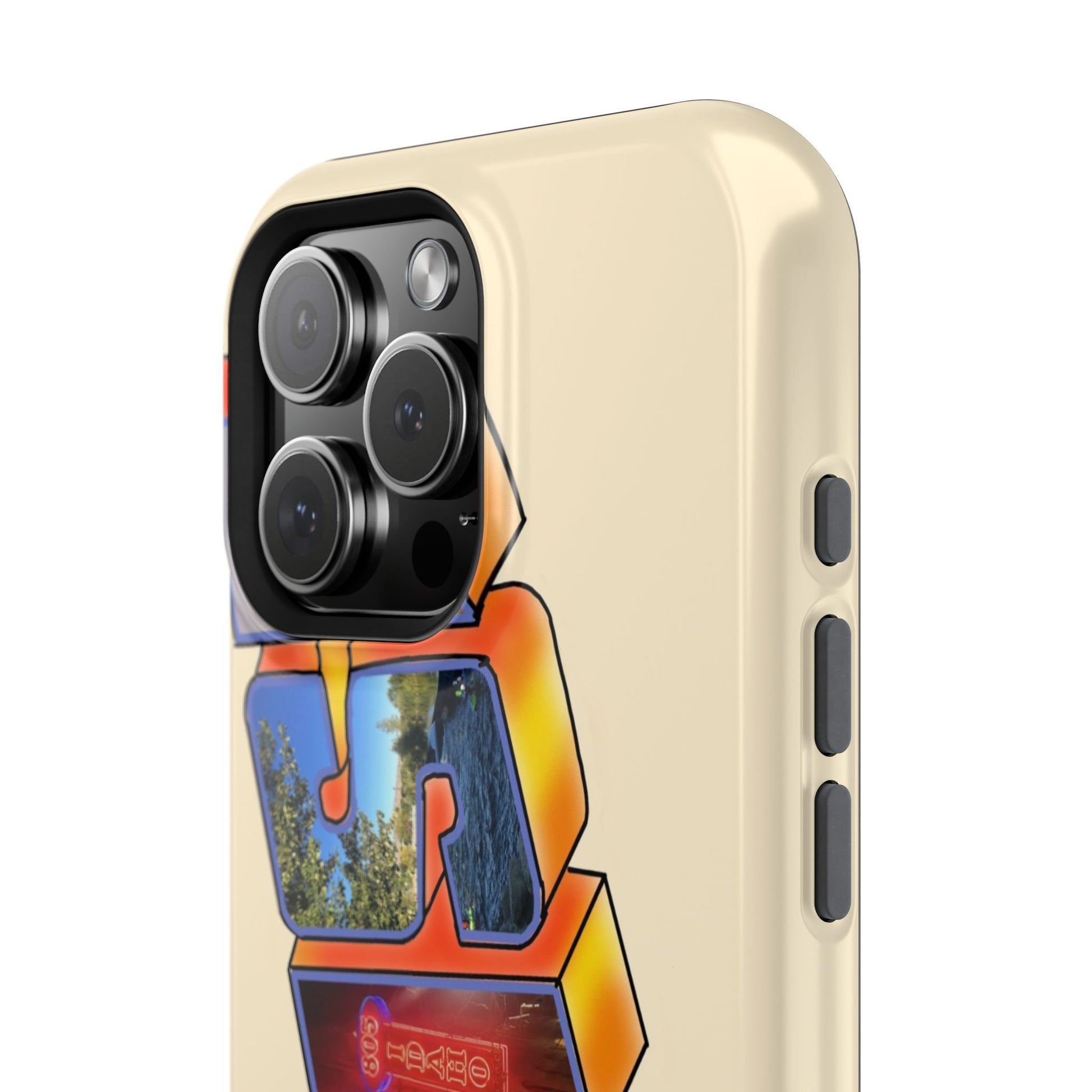 "Greetings from Boise" Orange Phone Case