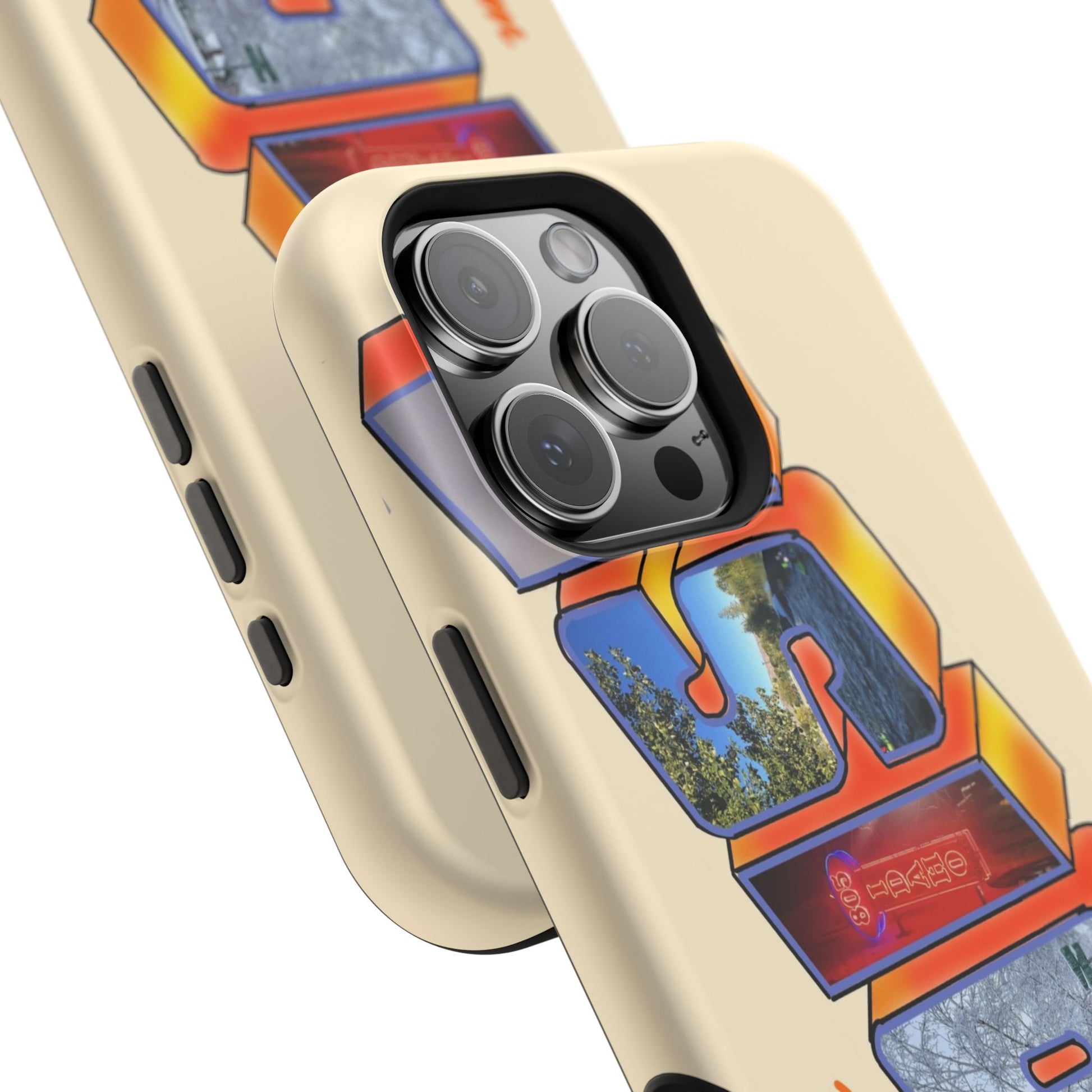 "Greetings from Boise" Orange Phone Case