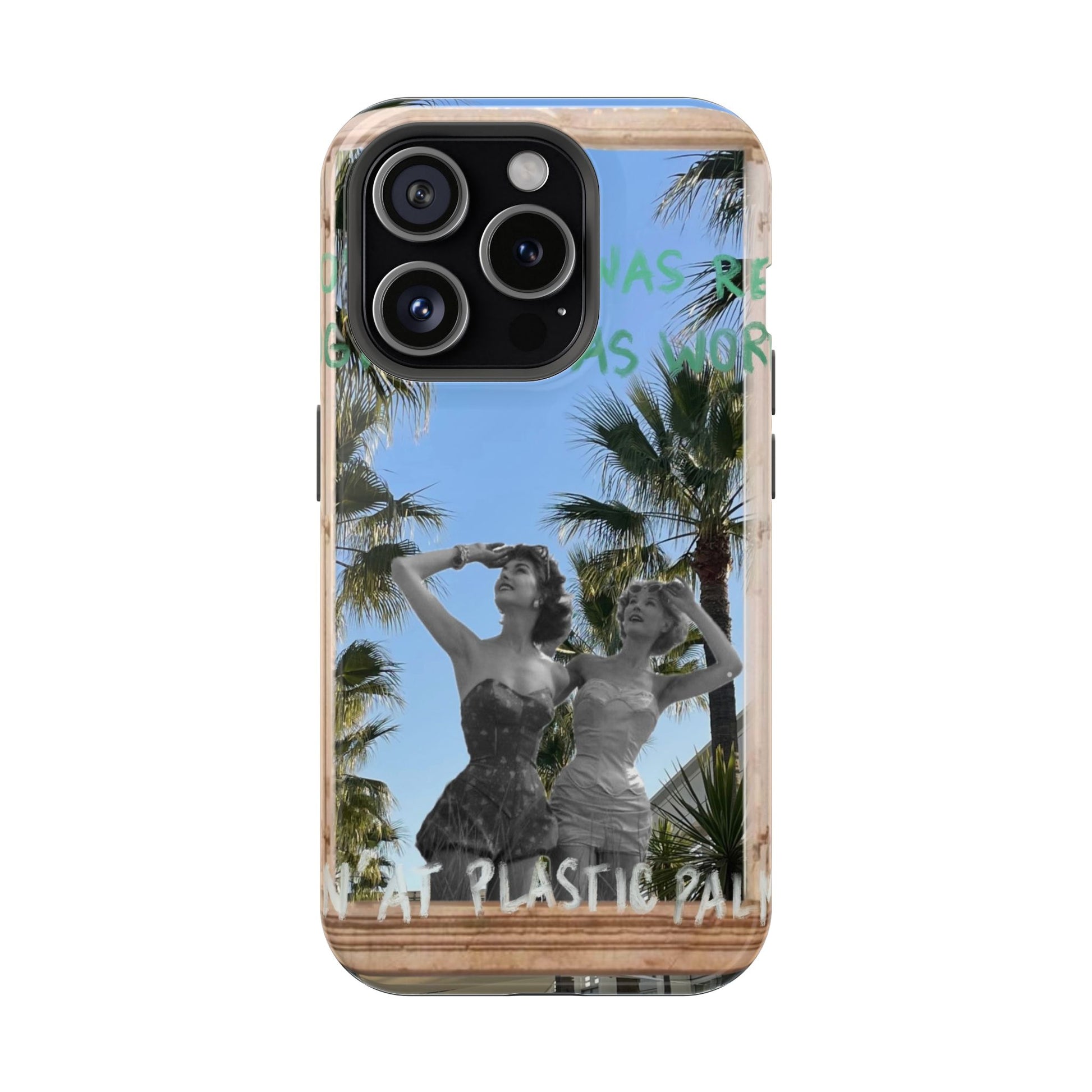 "plastic palm trees" Phone Case