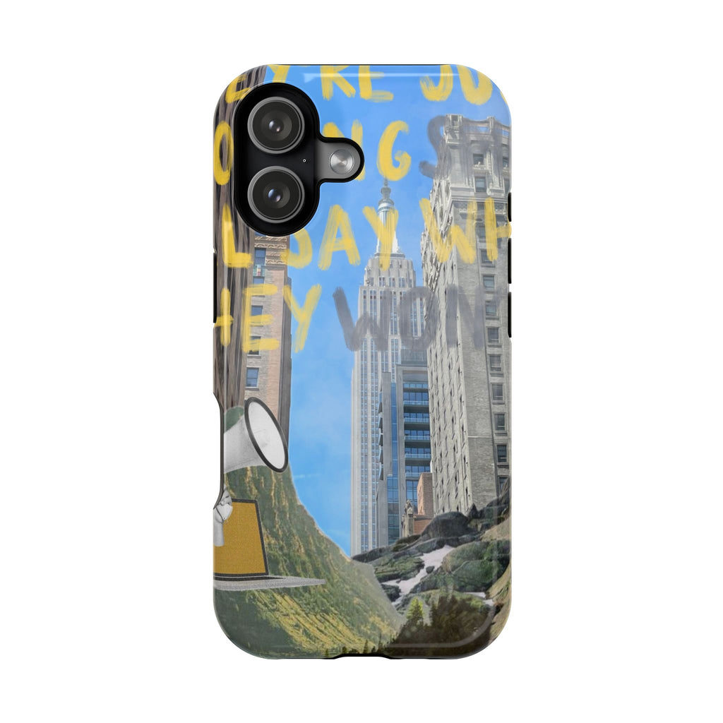 "Blowing Smoke" Phone Case