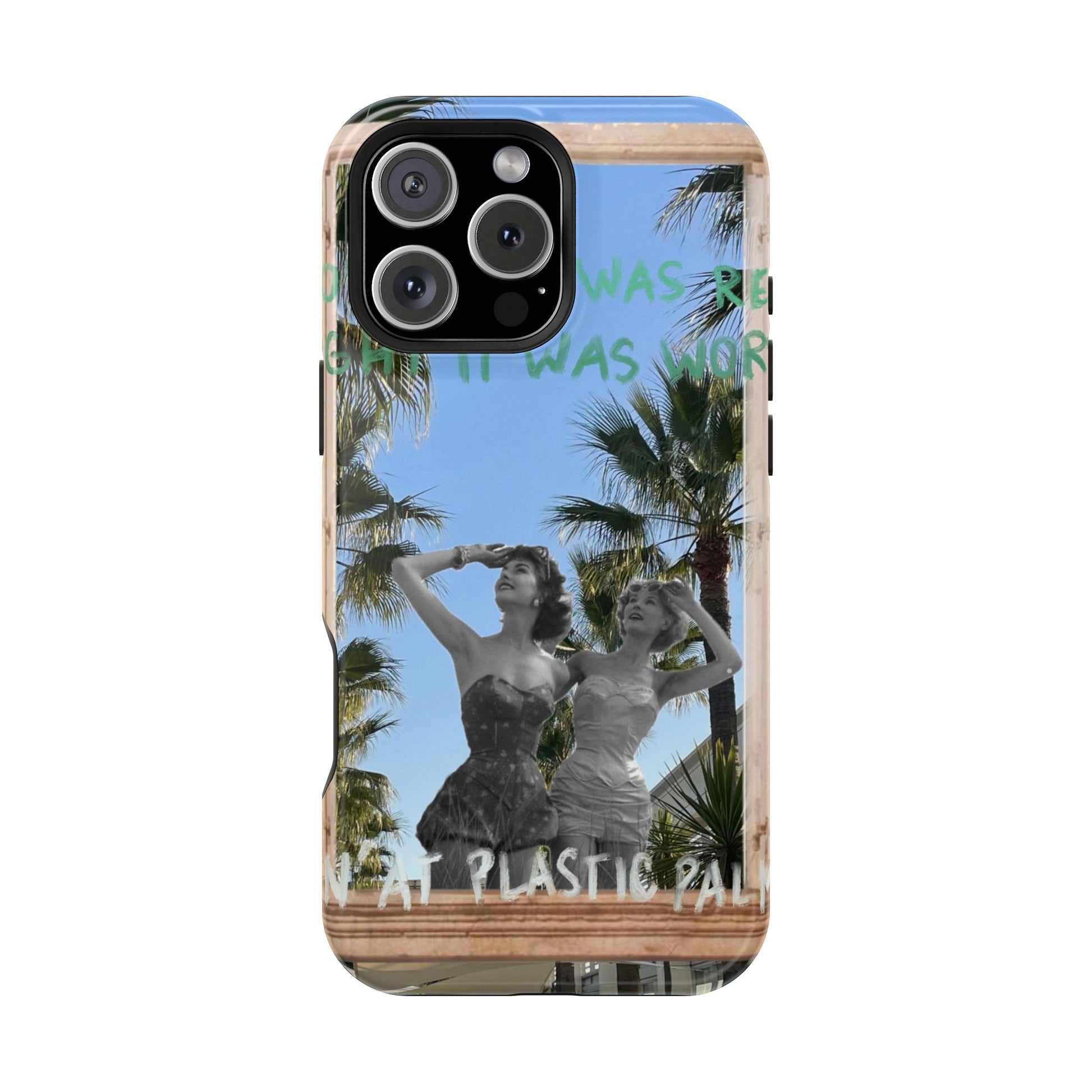 "plastic palm trees" Phone Case