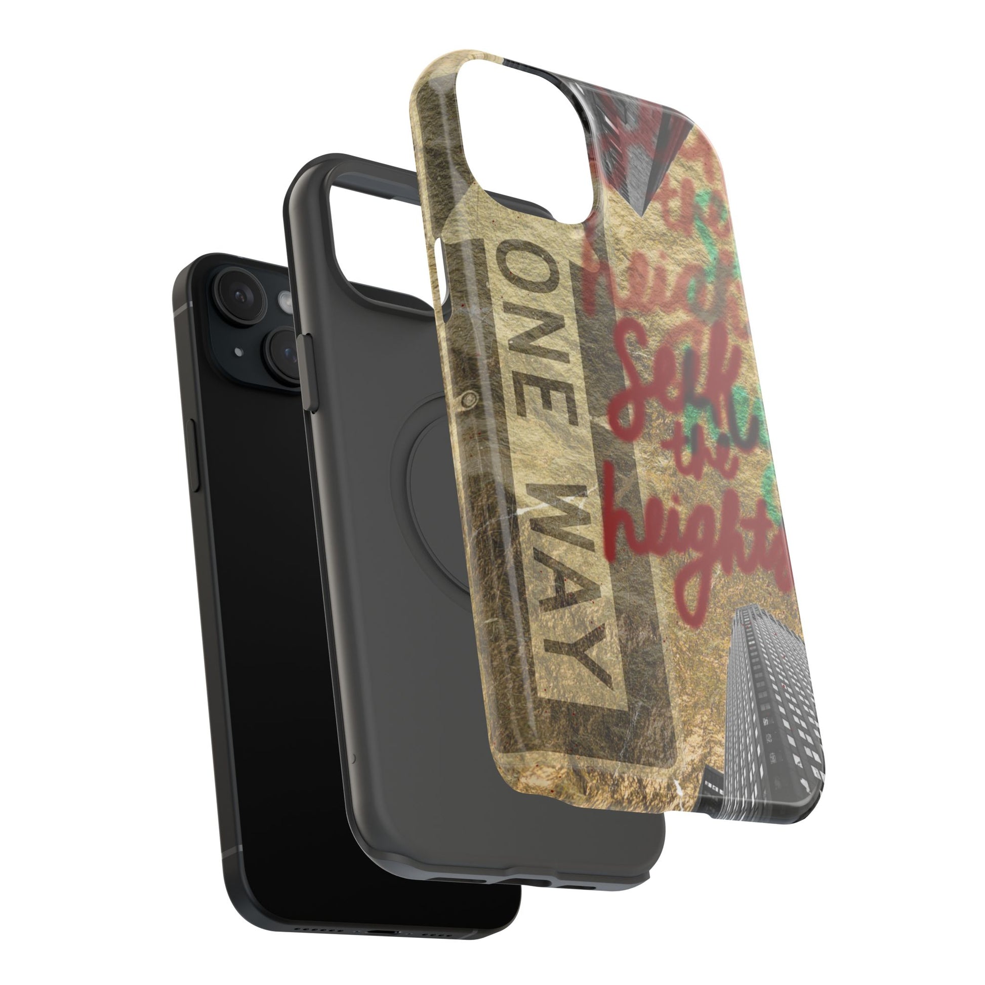 "Seek the Heights"  Gold Phone Case
