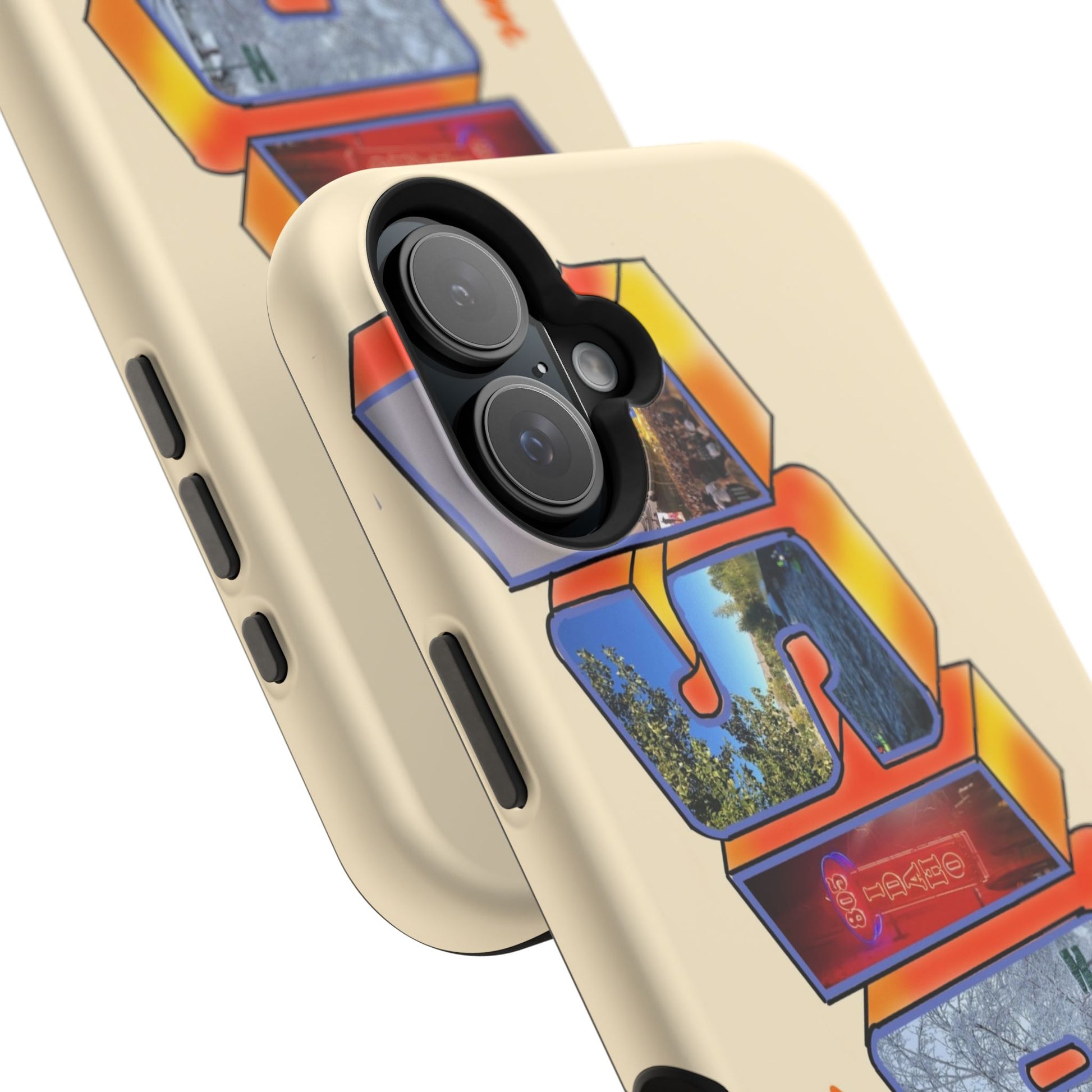 "Greetings from Boise" Orange Phone Case