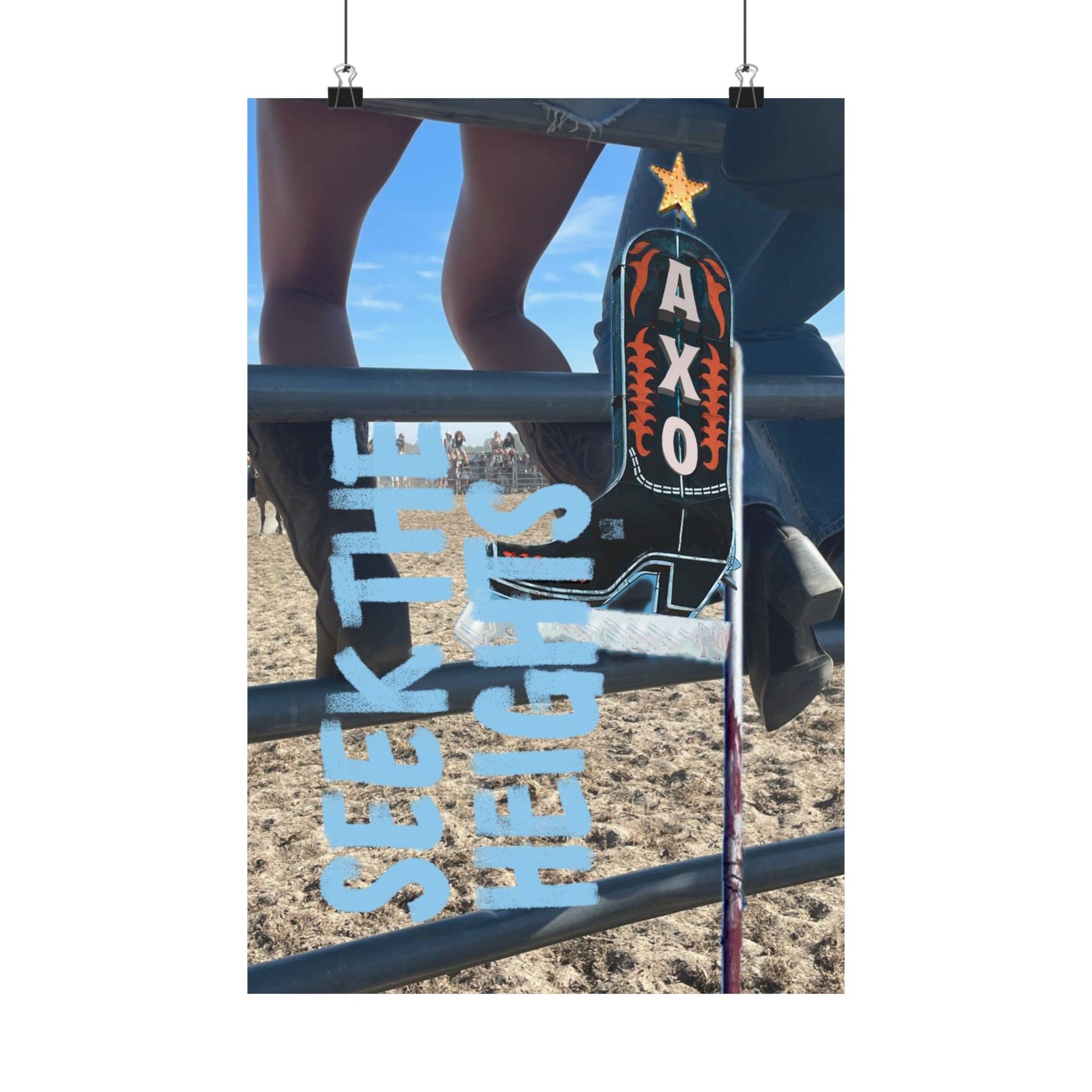 "Seek the Heights - Blue" Print