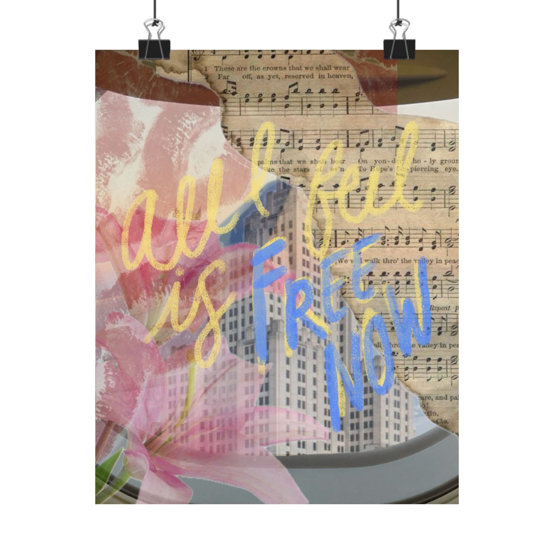 "Free Now" Print