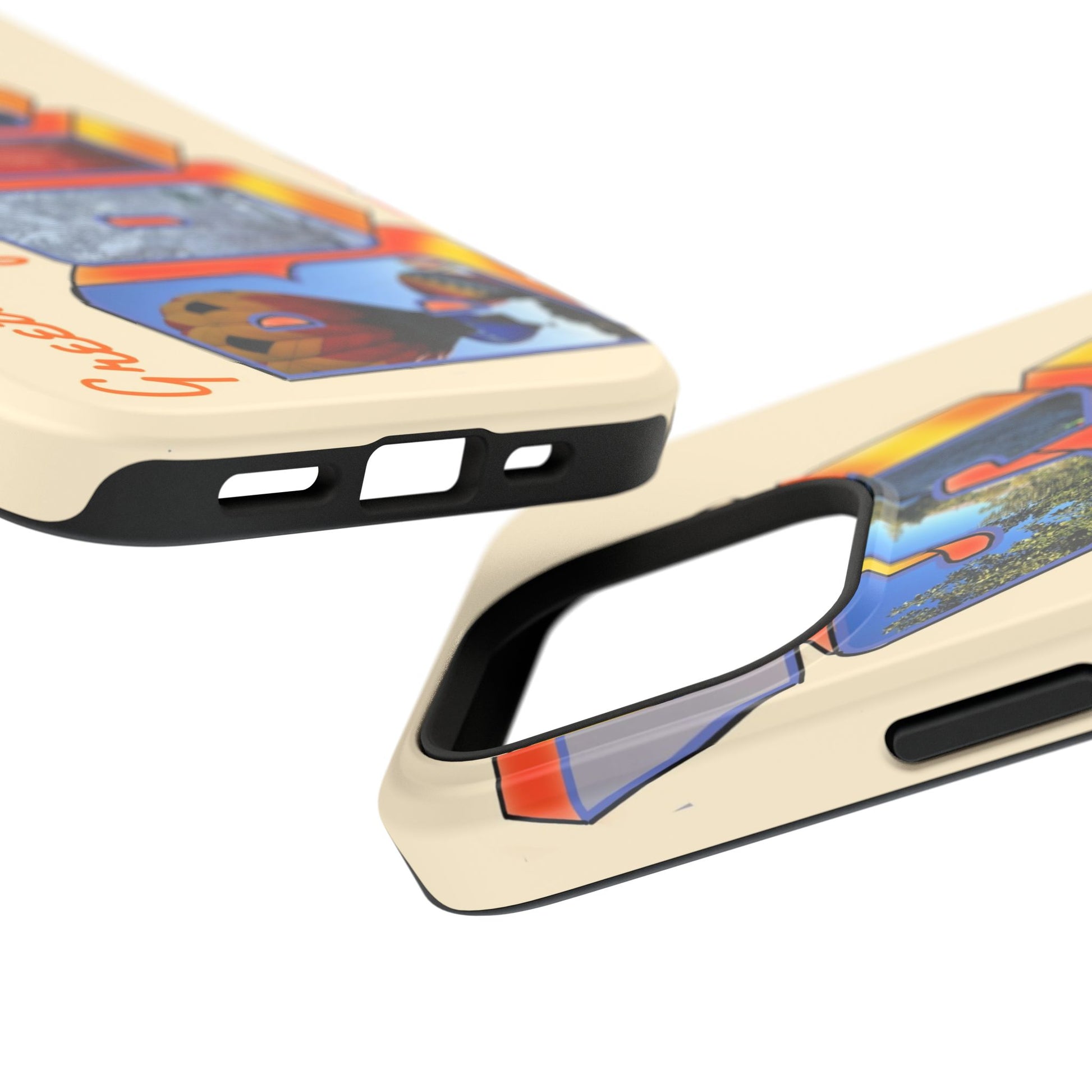 "Greetings from Boise" Orange Phone Case