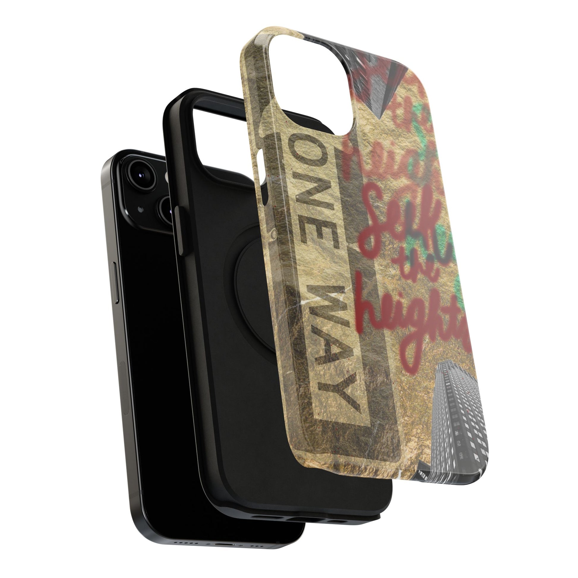 "Seek the Heights"  Gold Phone Case