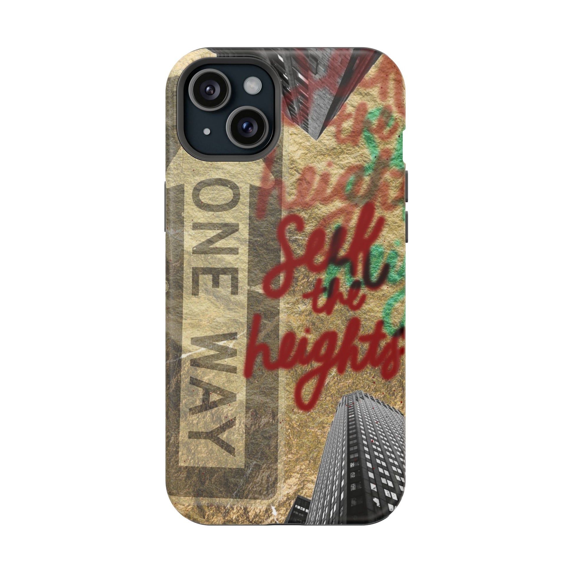 "Seek the Heights"  Gold Phone Case